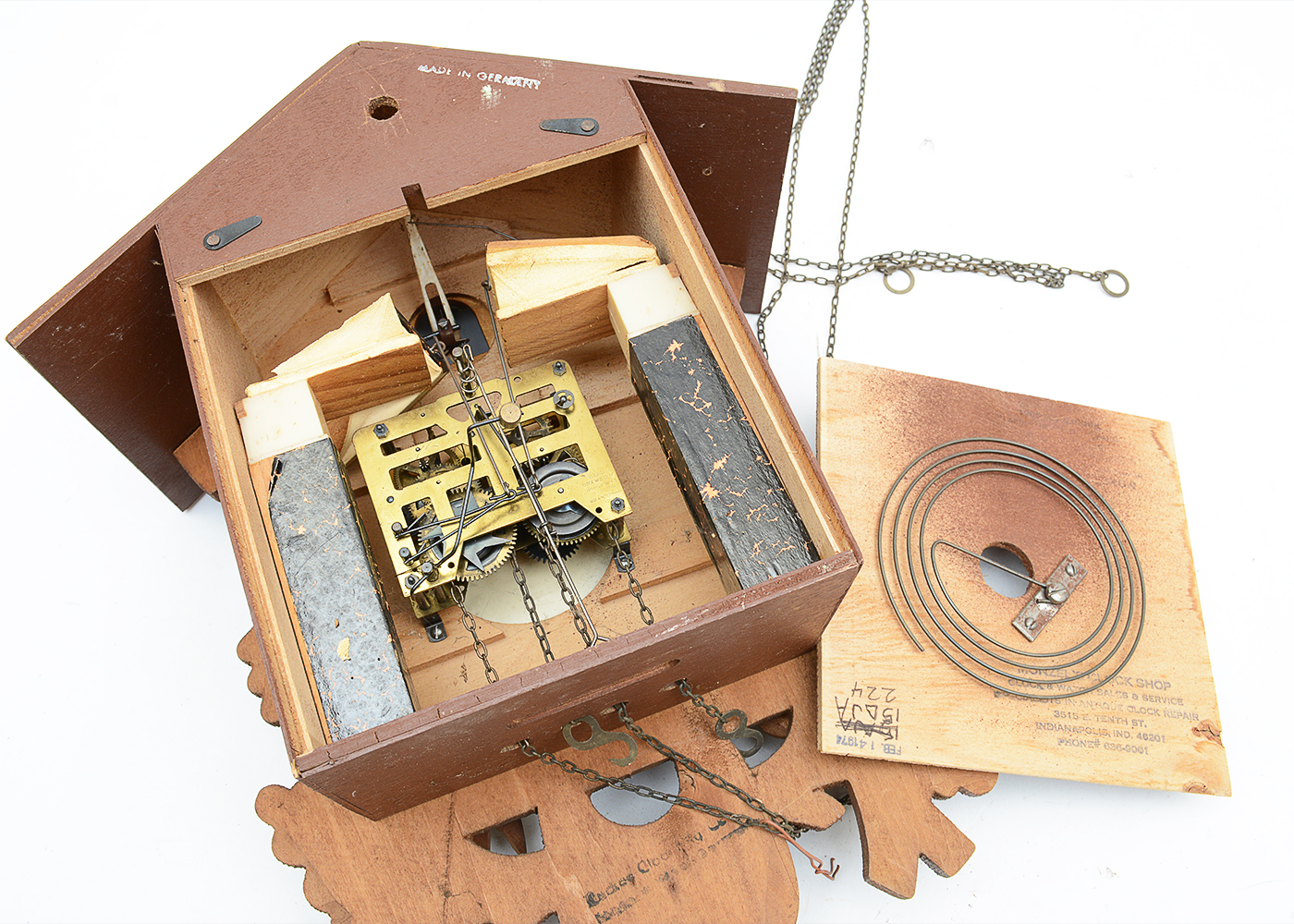 West German Made Cuckoo Clock