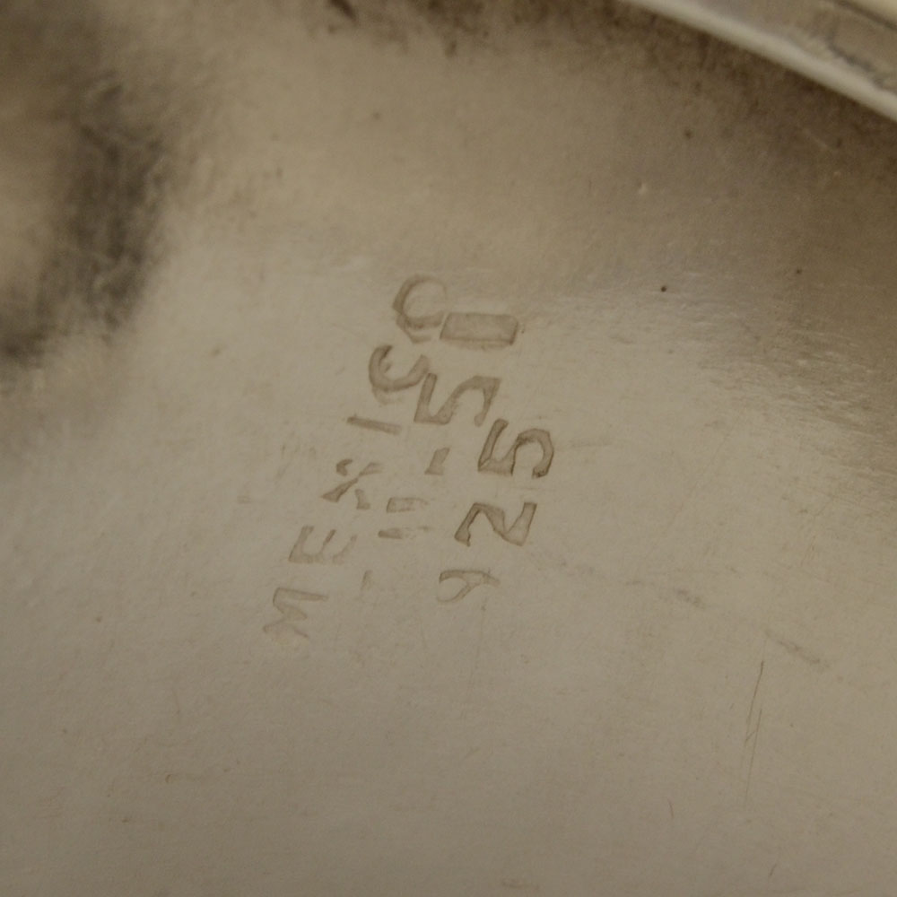 Vintage Taxco, Mexico Sterling Silver Engraved Cuff Bracelet