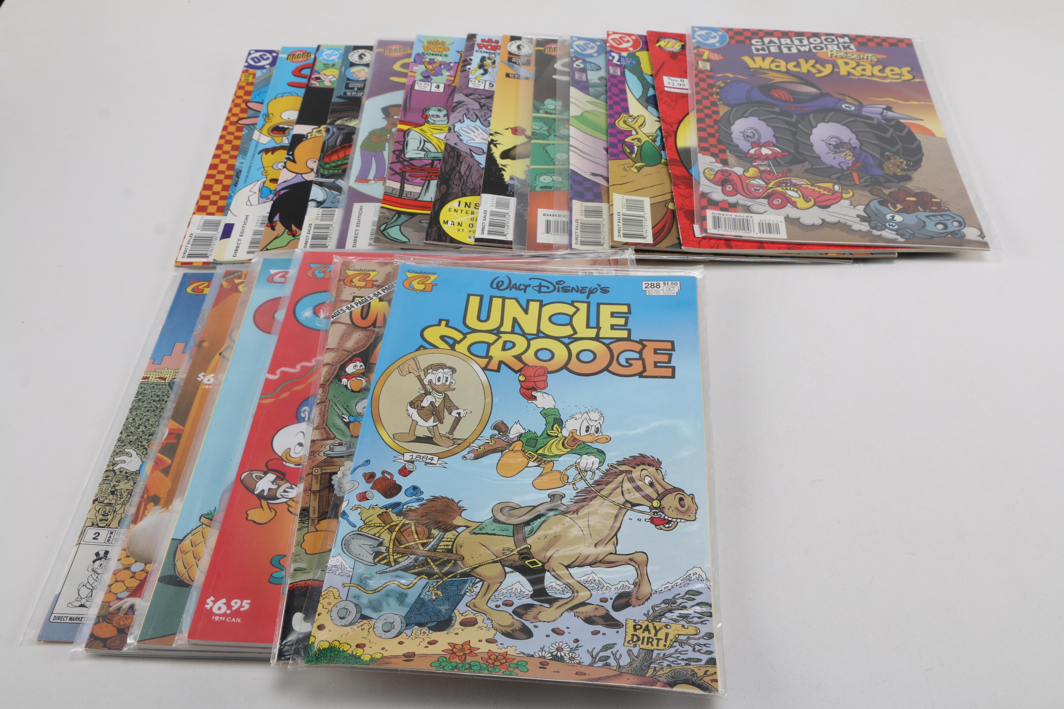 Comic Books and Accessories Featuring Cartoon Network and Disney