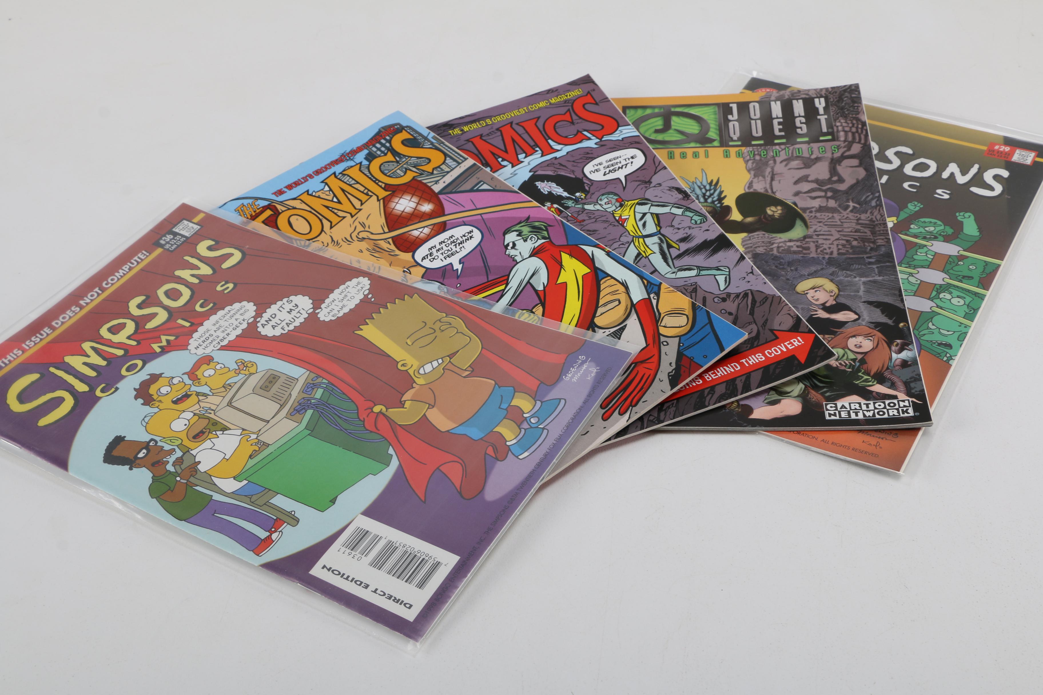 Comic Books and Accessories Featuring Cartoon Network and Disney