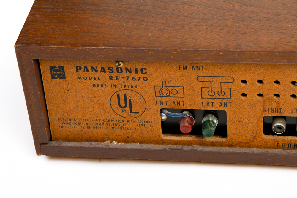 Vintage 1970s Panasonic FM-AM Multiplex Stereo Receiver
