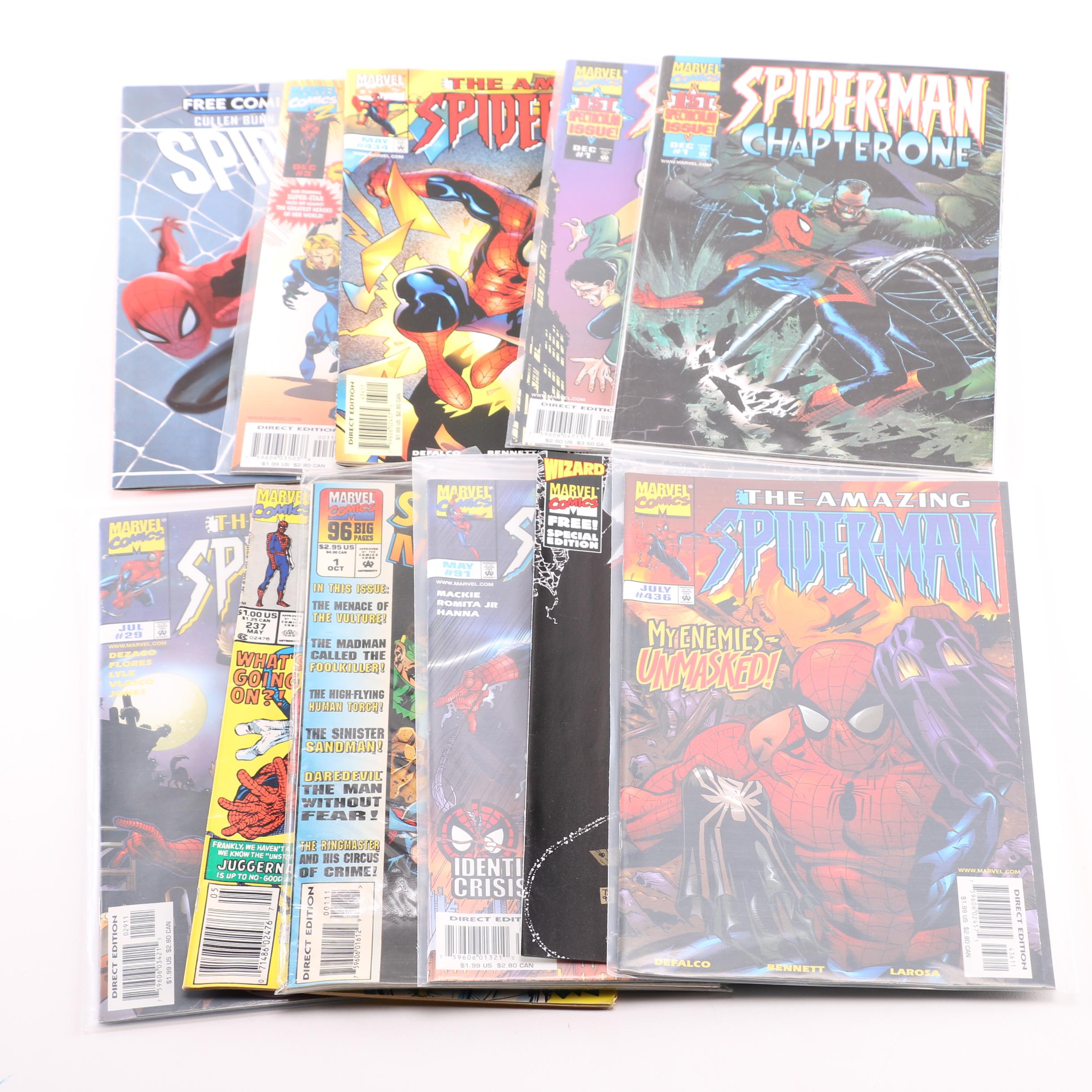 Collection of Modern Age Spiderman Comic Books