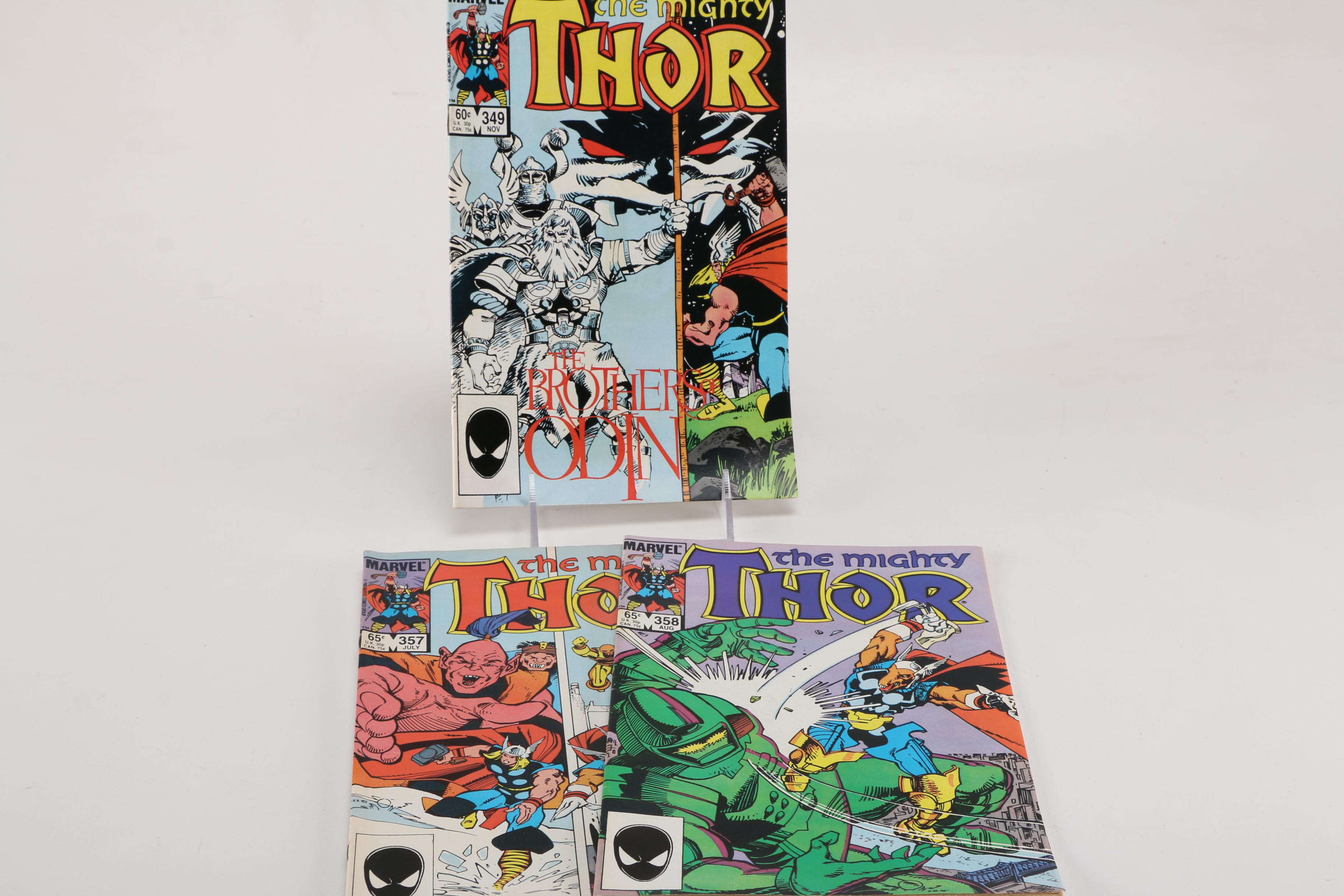 1980s Marvel "The Mighty Thor" Comic Books