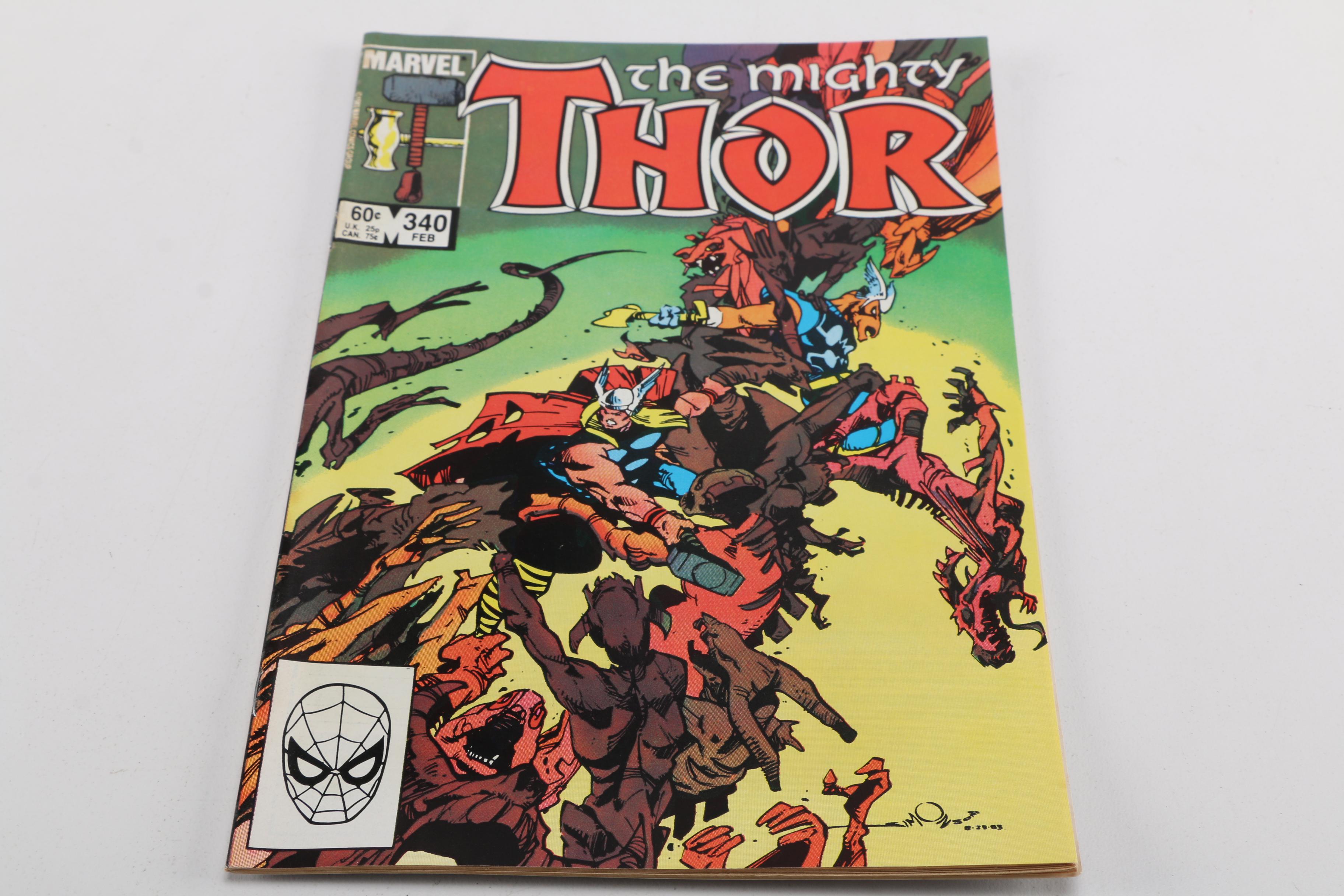 1980s Marvel "The Mighty Thor" Comic Books