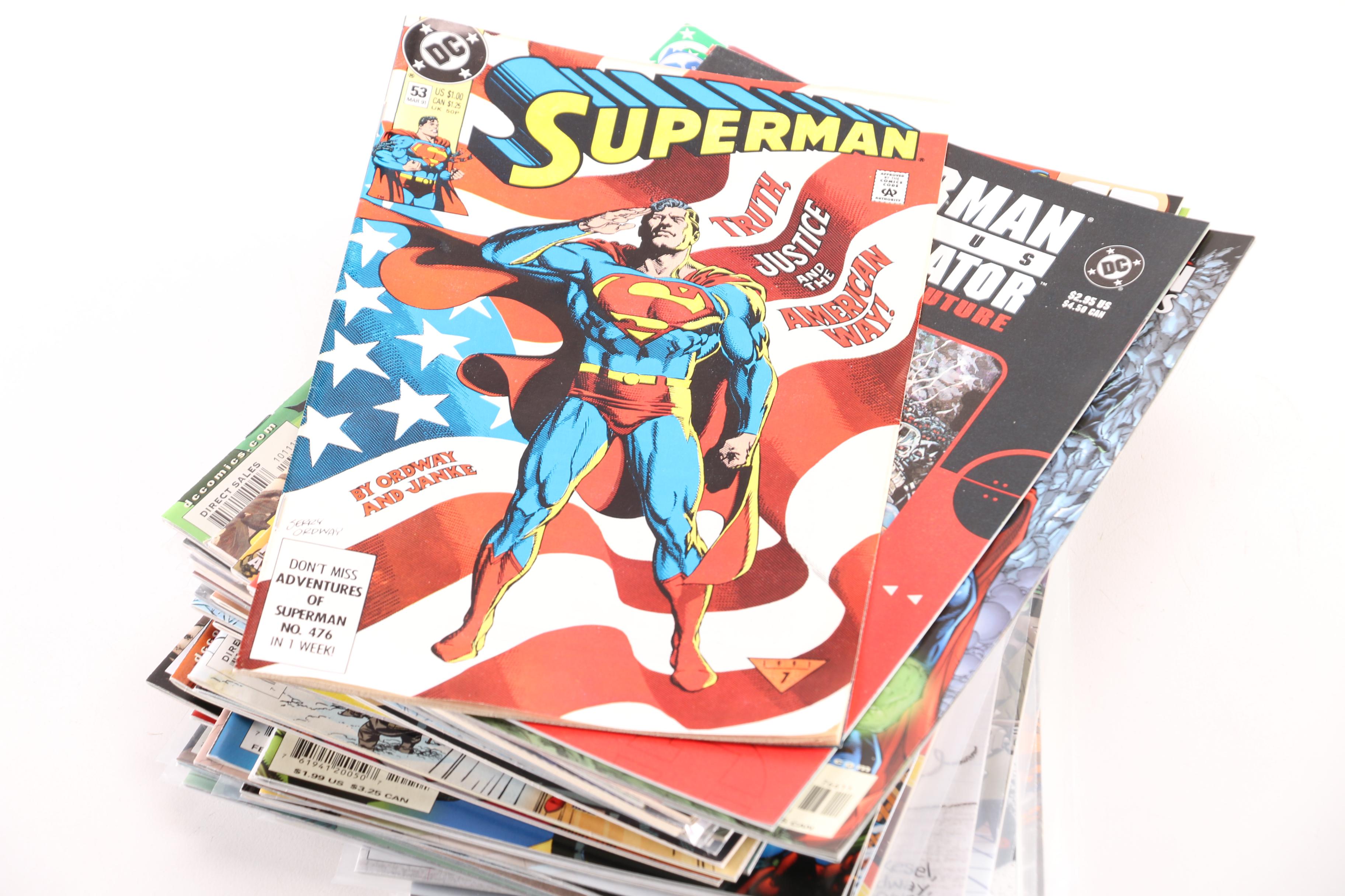 Assortment of Modern Age Superman Comic Books