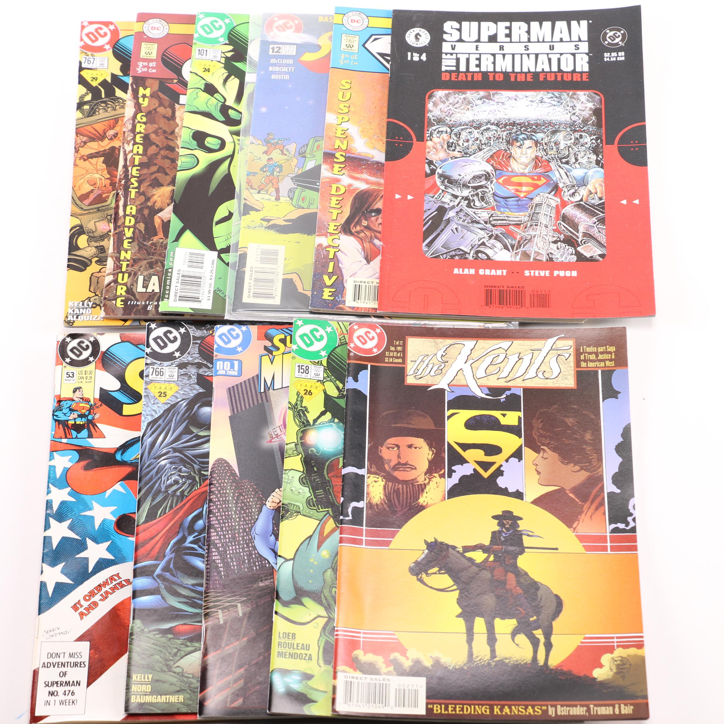 Assortment of Modern Age Superman Comic Books