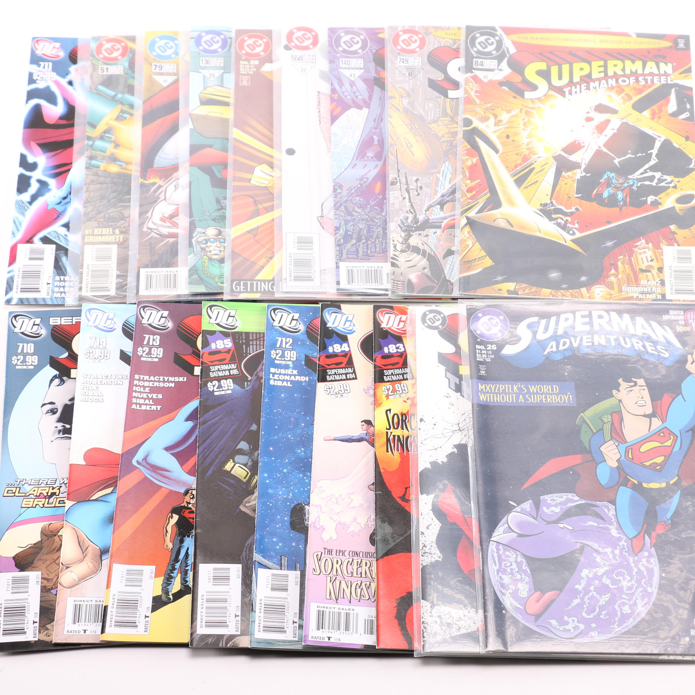 Assortment of Modern Age Superman Comic Books