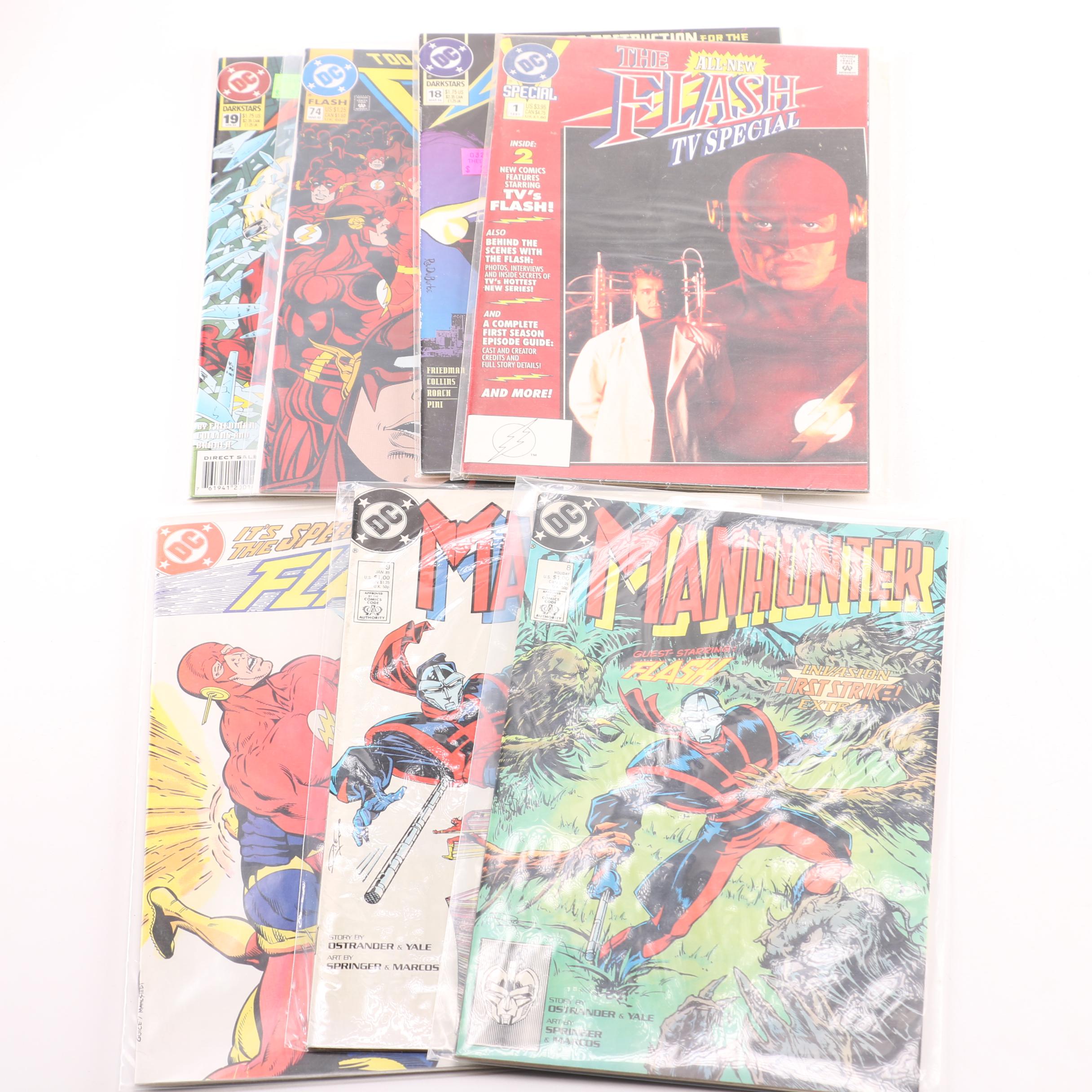 Modern Age "Flash" and "Manhunter" Comics