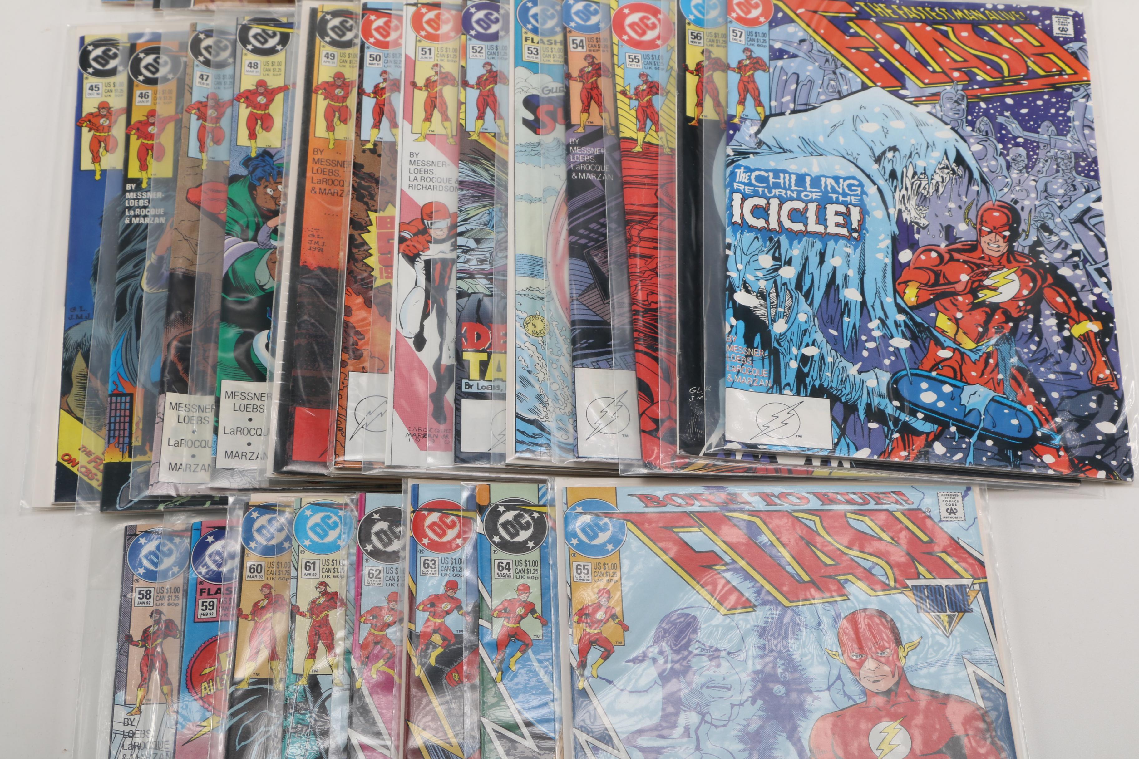 Consecutive Issues of Modern Age "Flash" Comic Series