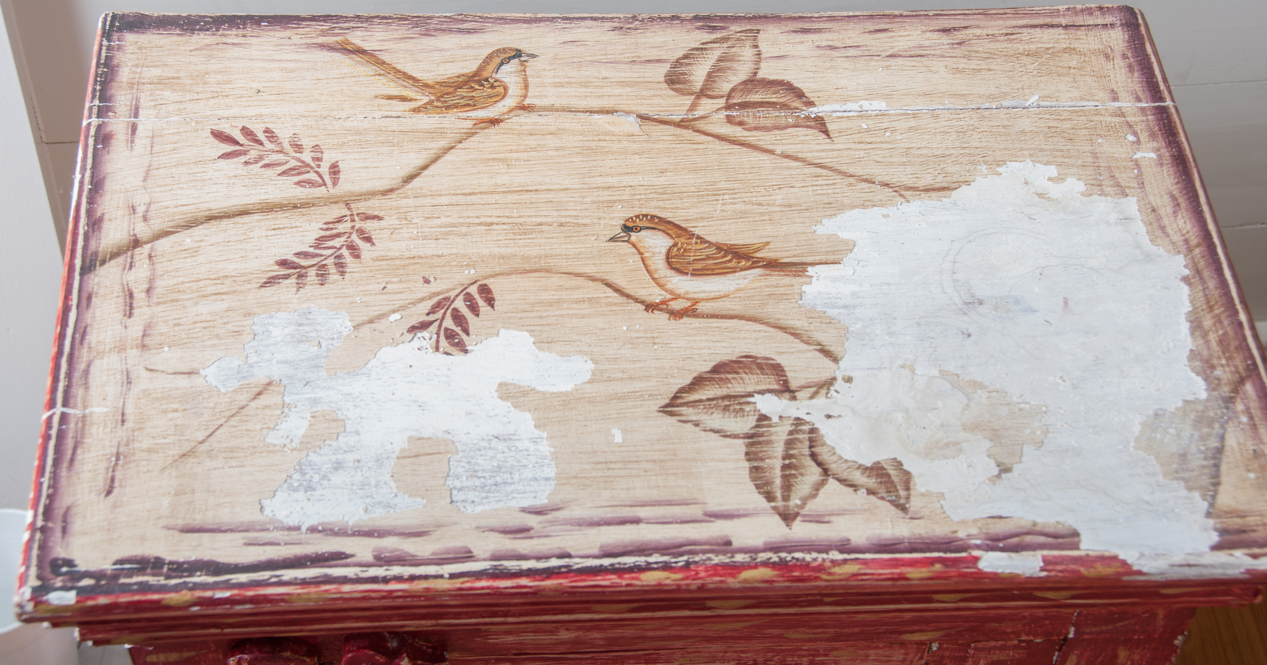 Hand Painted Accent Table