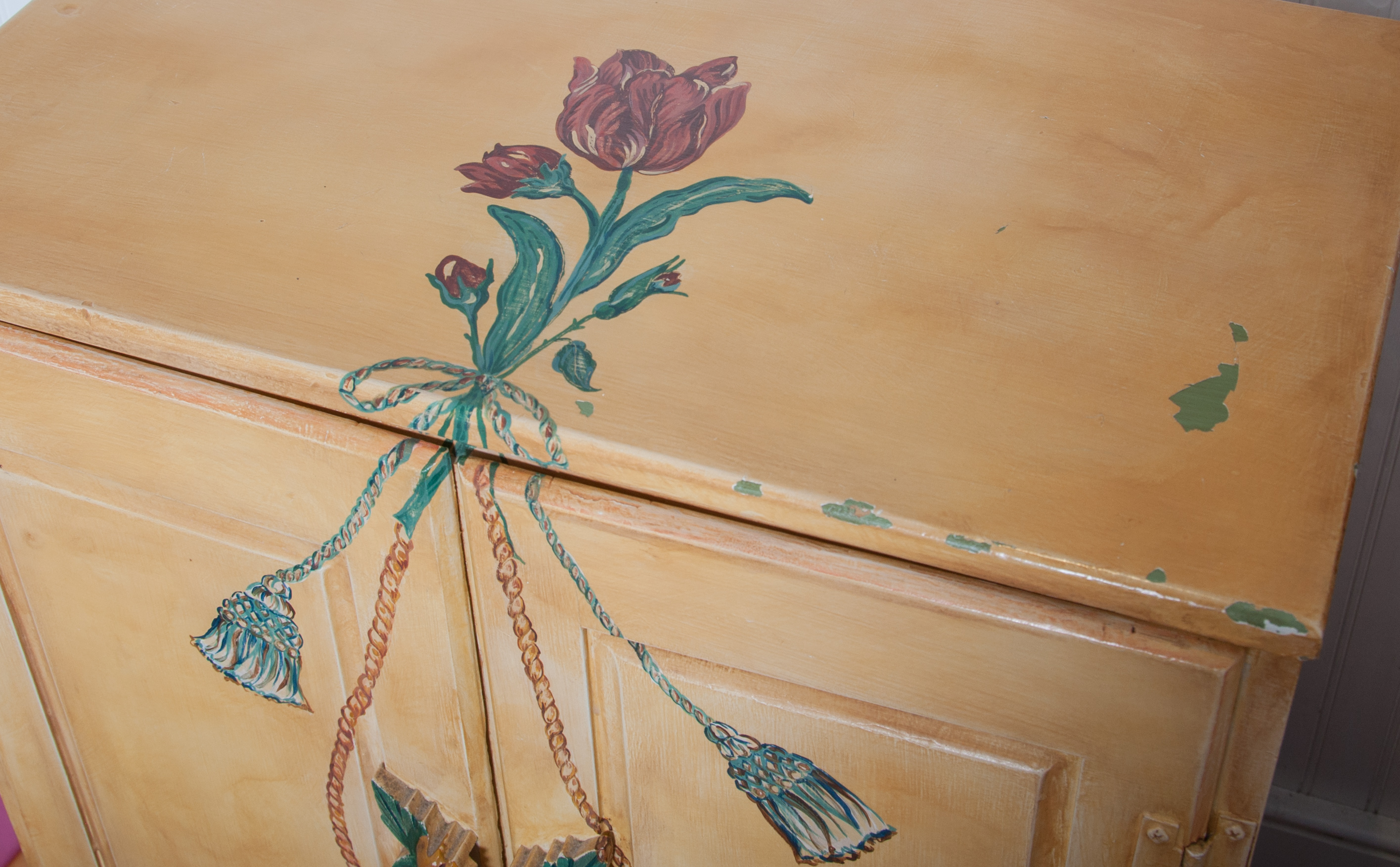 Hand Painted Nightstand