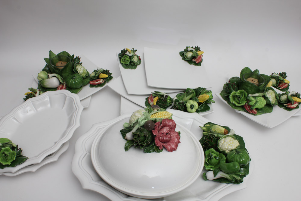 Hand Made Italian Ceramic Dinnerware Set