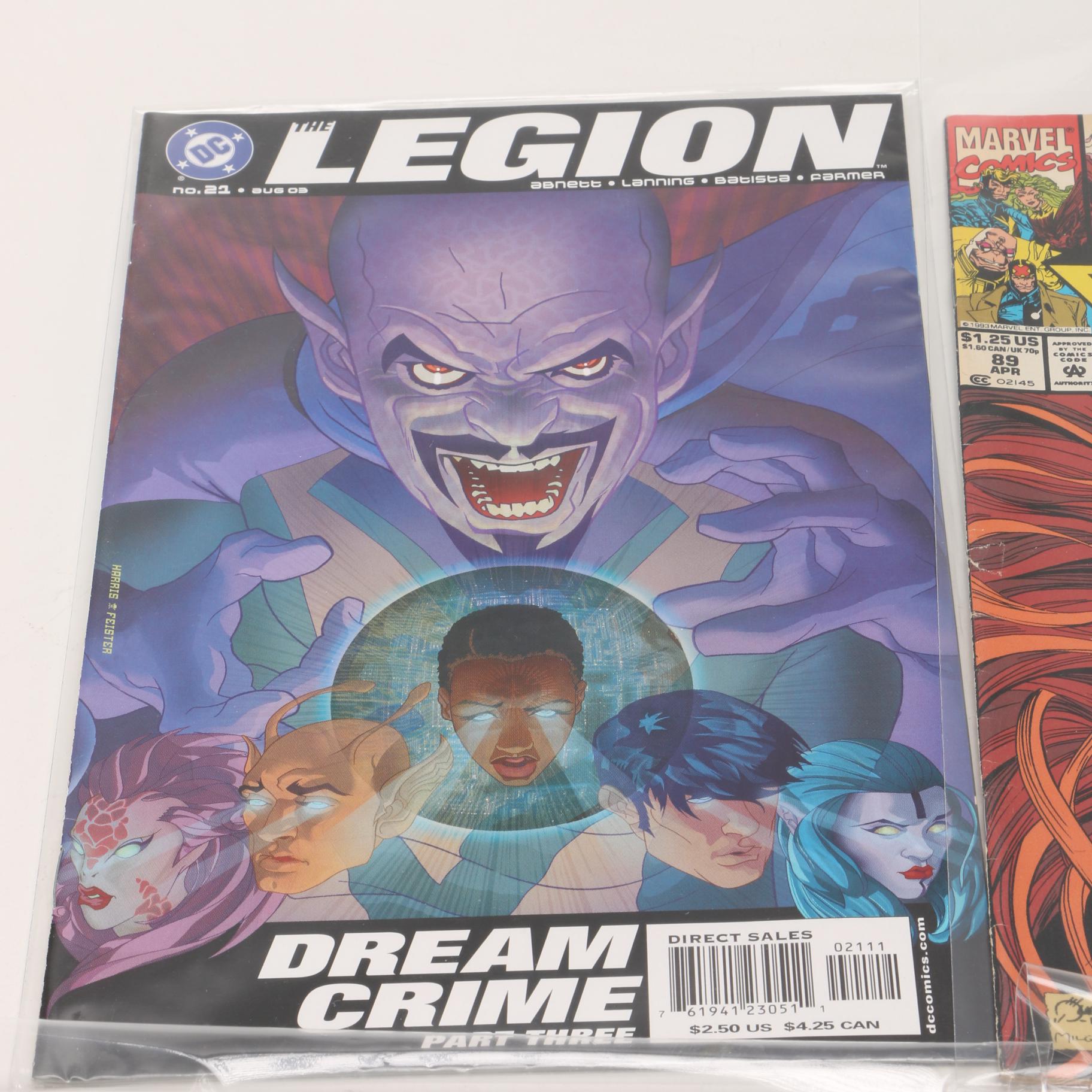 Bronze and Modern Age "The Legion", "Star Trek" "Teen Titans" and "X Factor" Comics