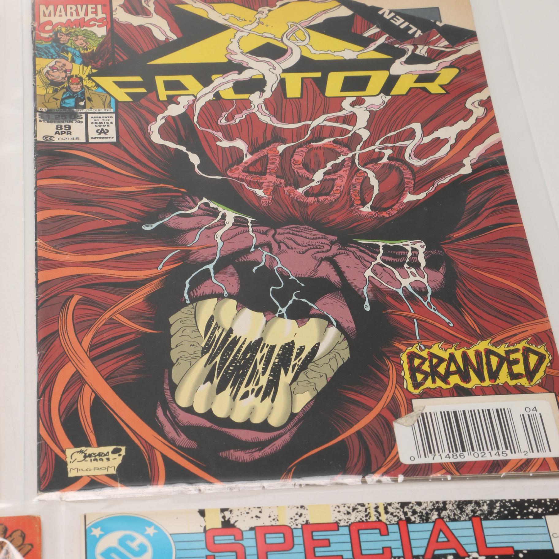 Bronze and Modern Age "The Legion", "Star Trek" "Teen Titans" and "X Factor" Comics