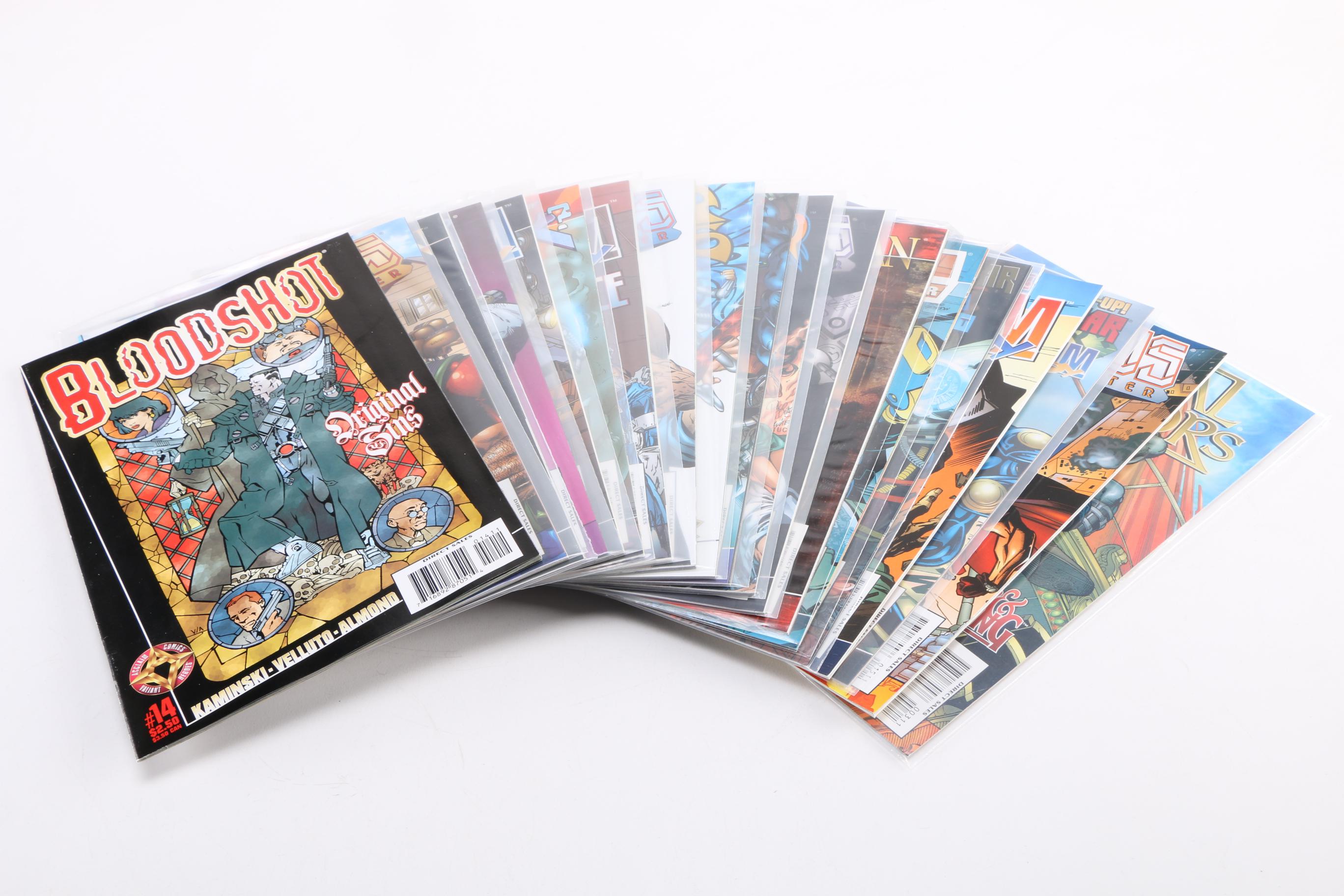 Acclaim Comics Featuring "Magnus Robot Fighter" and "Shadow Man"
