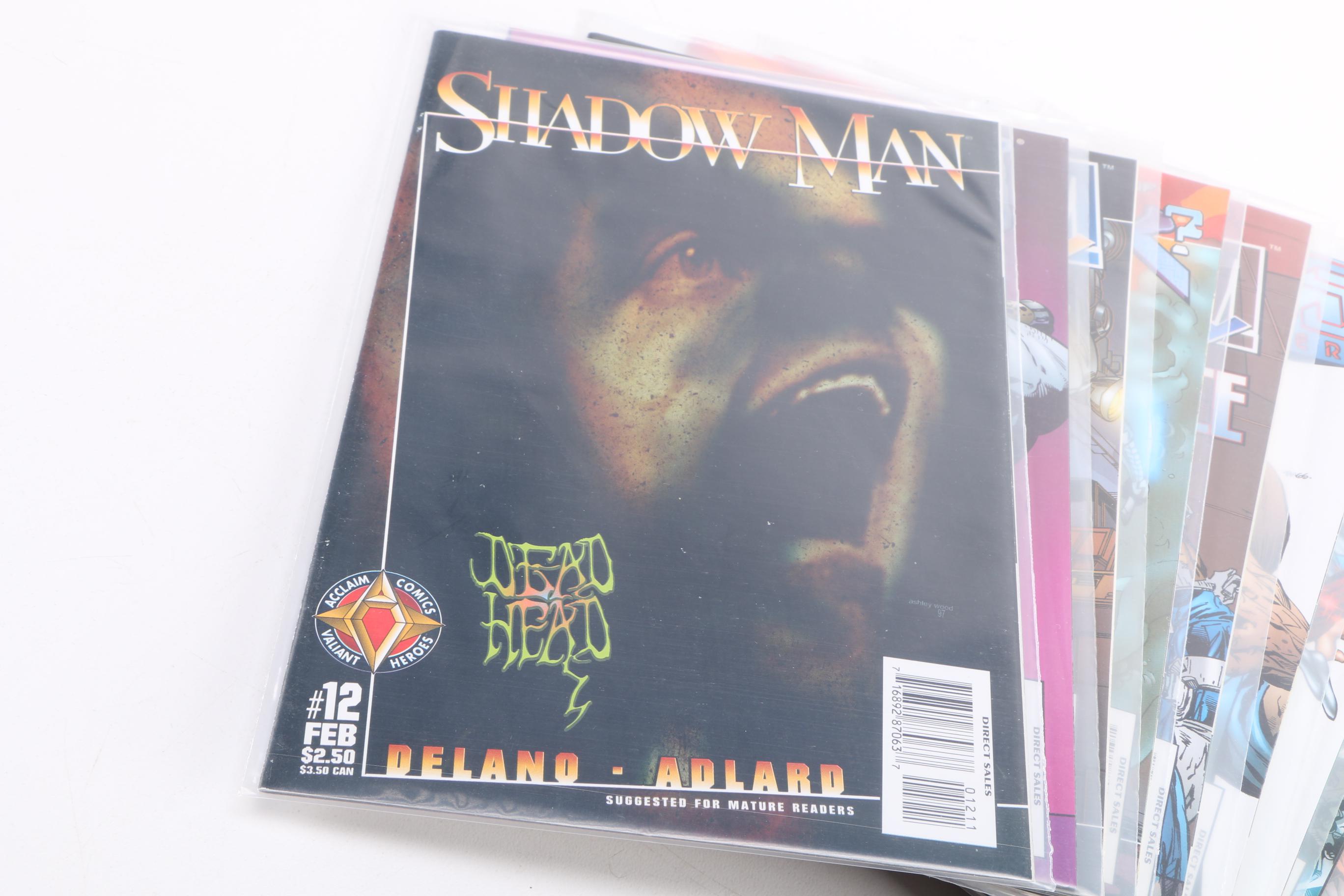 Acclaim Comics Featuring "Magnus Robot Fighter" and "Shadow Man"