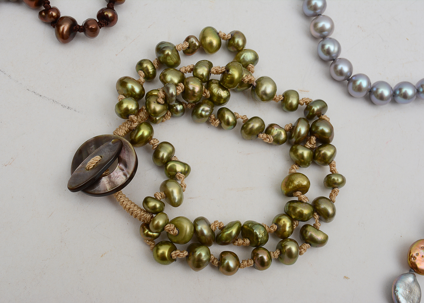 Colored Costume Pearl Jewelry