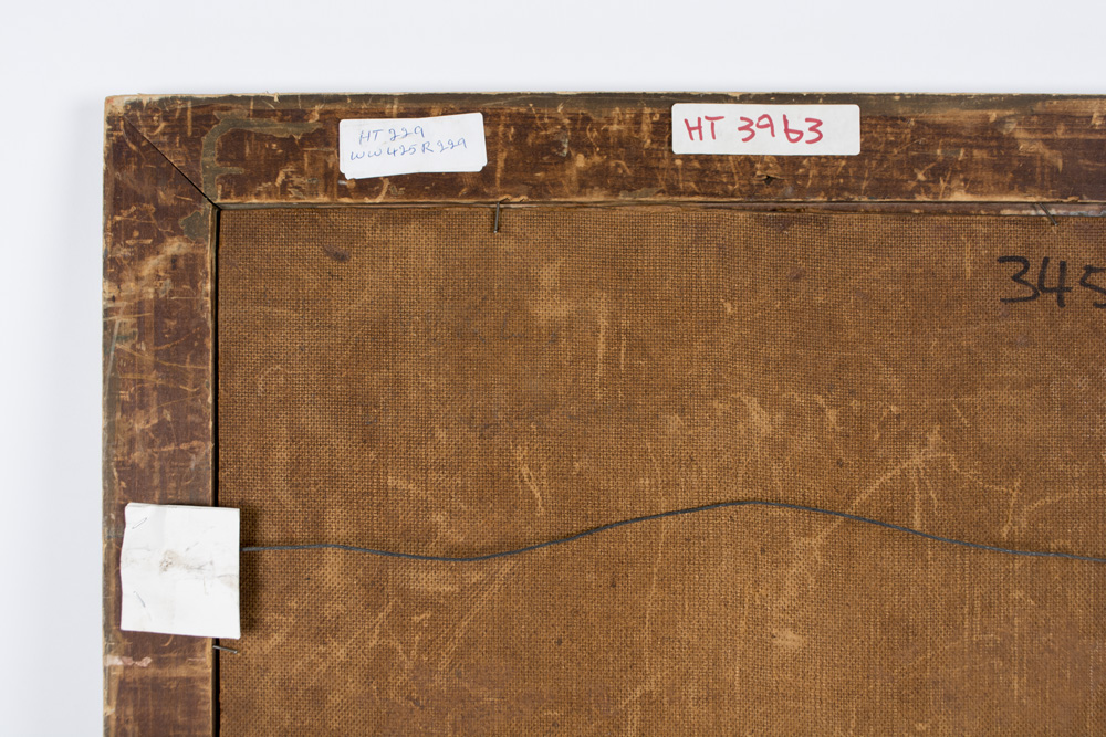 Allen Glicksman Mid-century Portrait Oil on Board