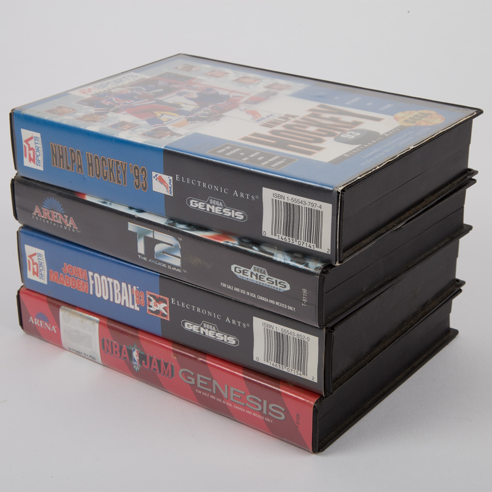 Sega Genesis 16-Bit Console With Video Games