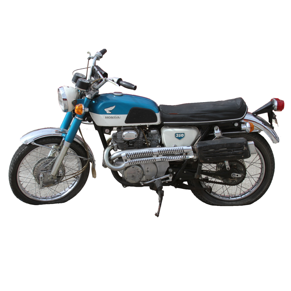 1968 Honda CB350 Scrambler Motorcycle