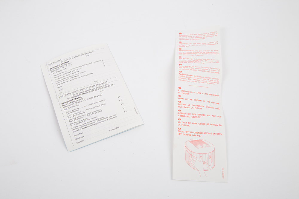 DeLonghi Kitchen Countertop Deepfryer