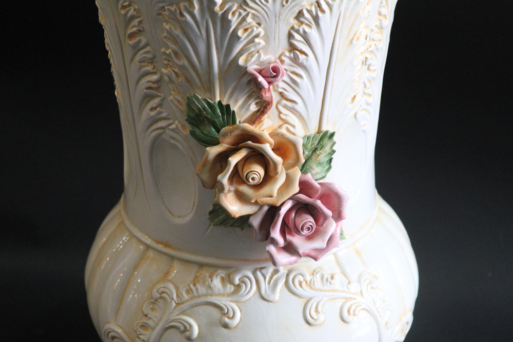 Capodimonte-Style Planter, Made in Italy