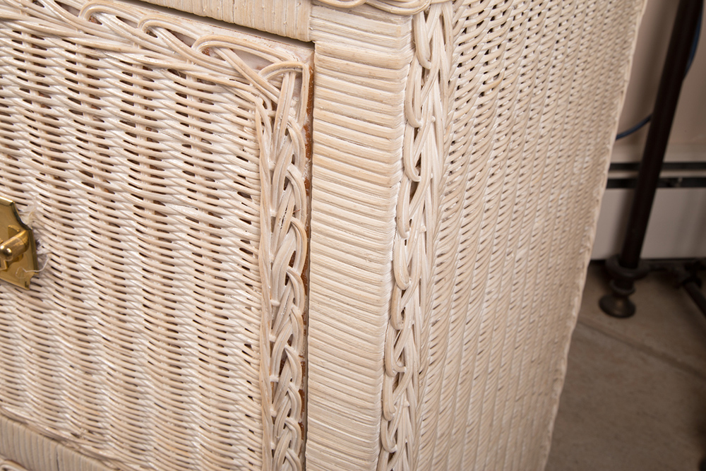 Wicker Filing Cabinet