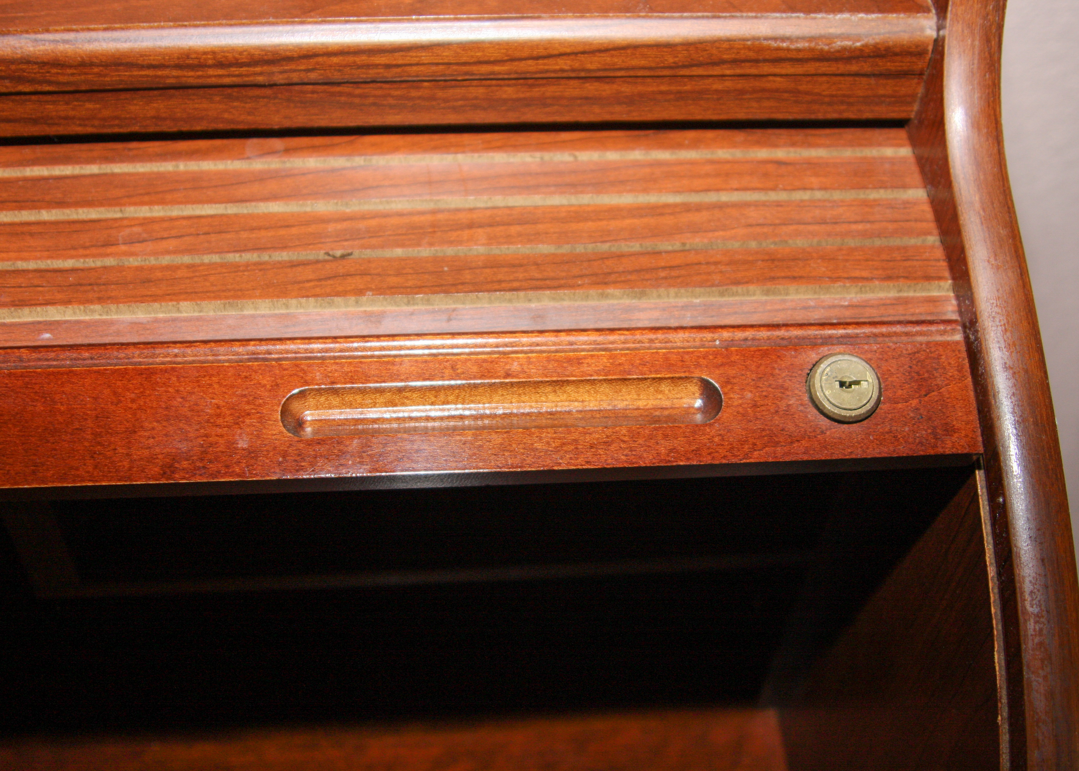 Roll-top Desk and Chair From Riverside Furniture