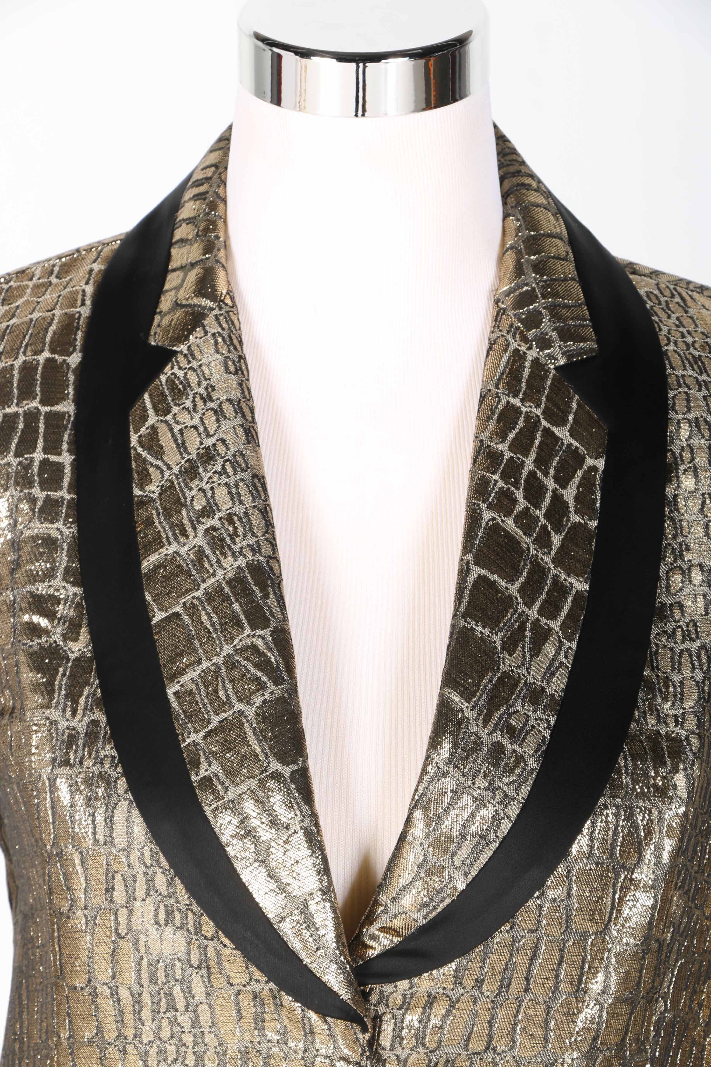 Diane Von Furstenberg Women's Gold Tone Blazer