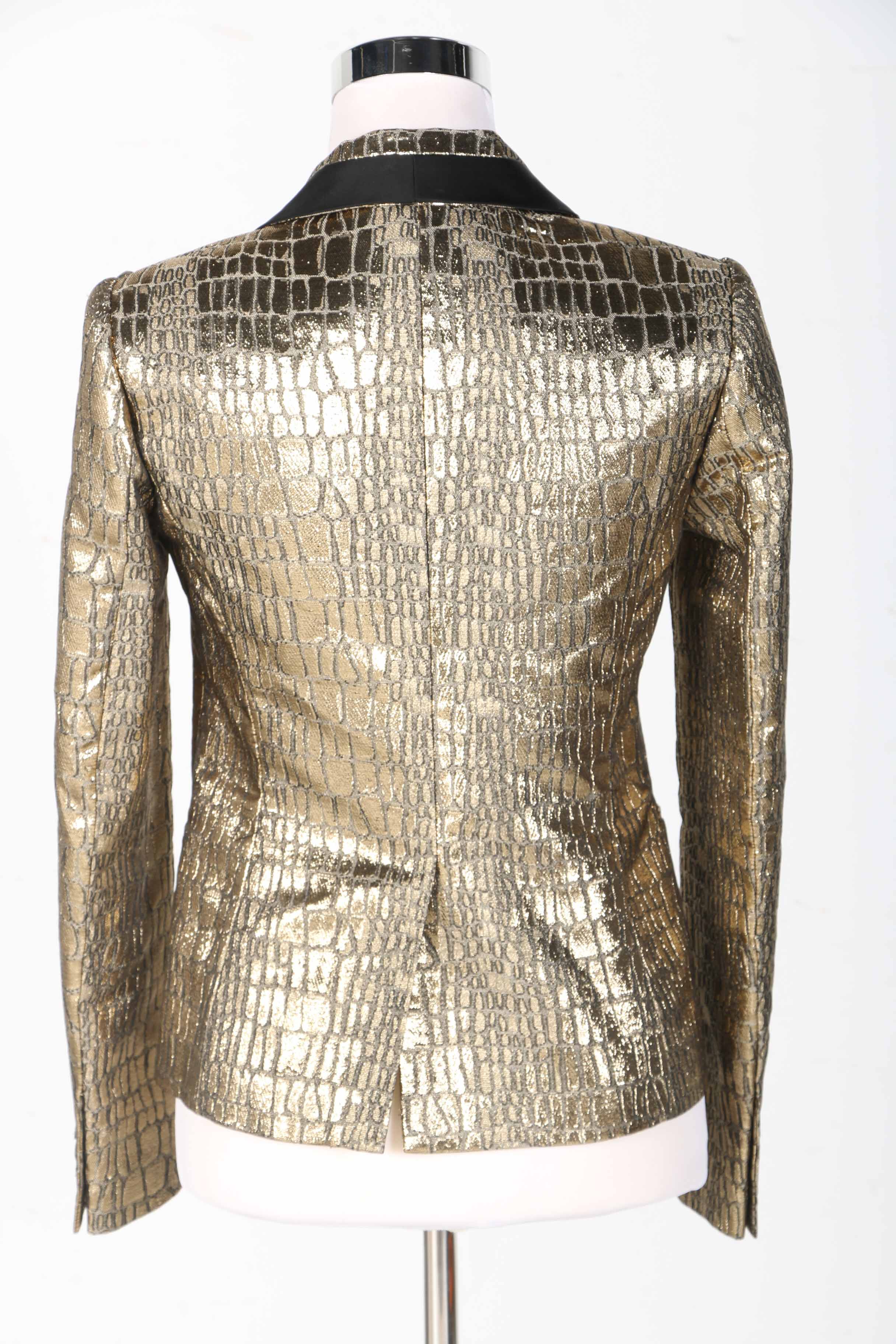 Diane Von Furstenberg Women's Gold Tone Blazer
