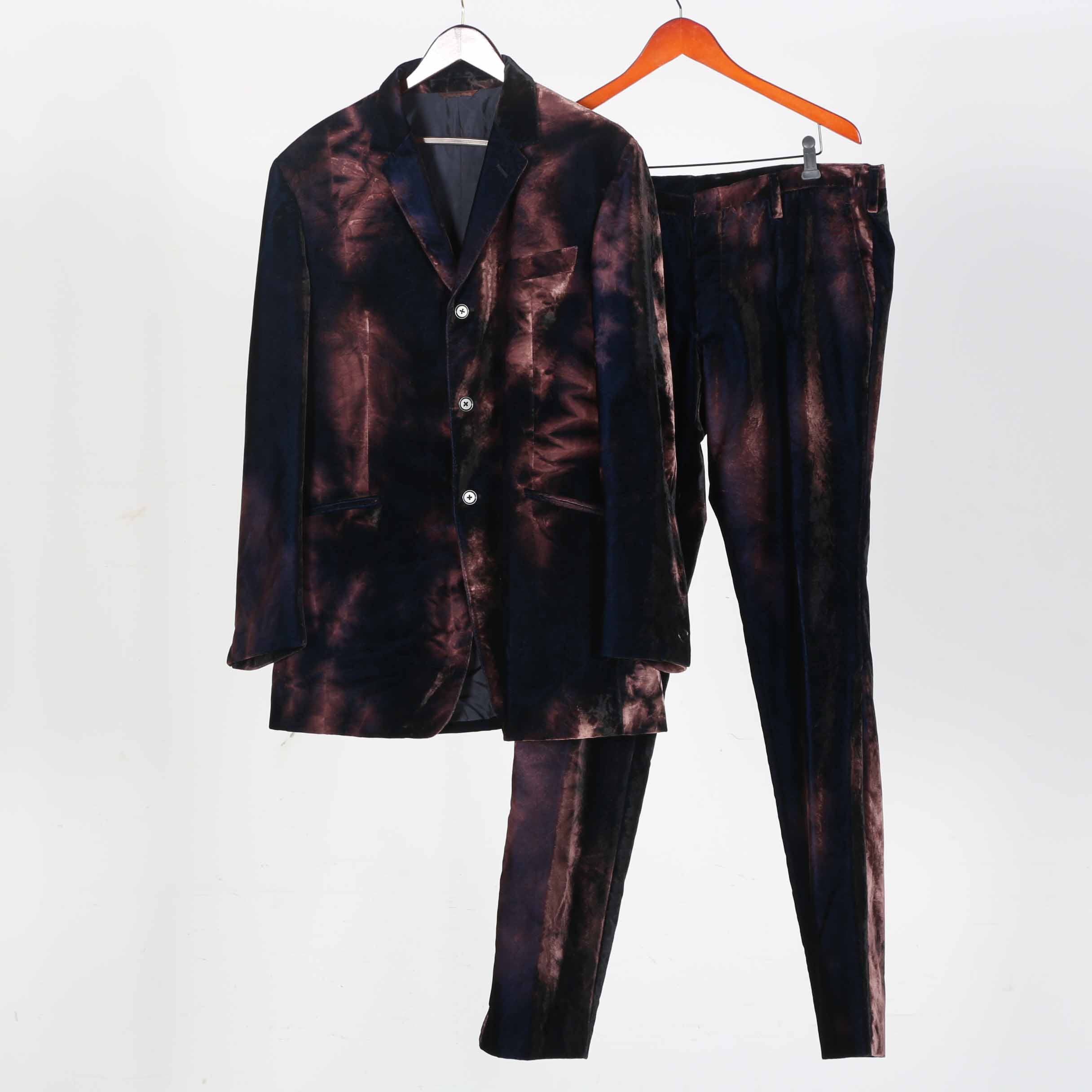 Romeo Gigli Crushed Velvet Suit