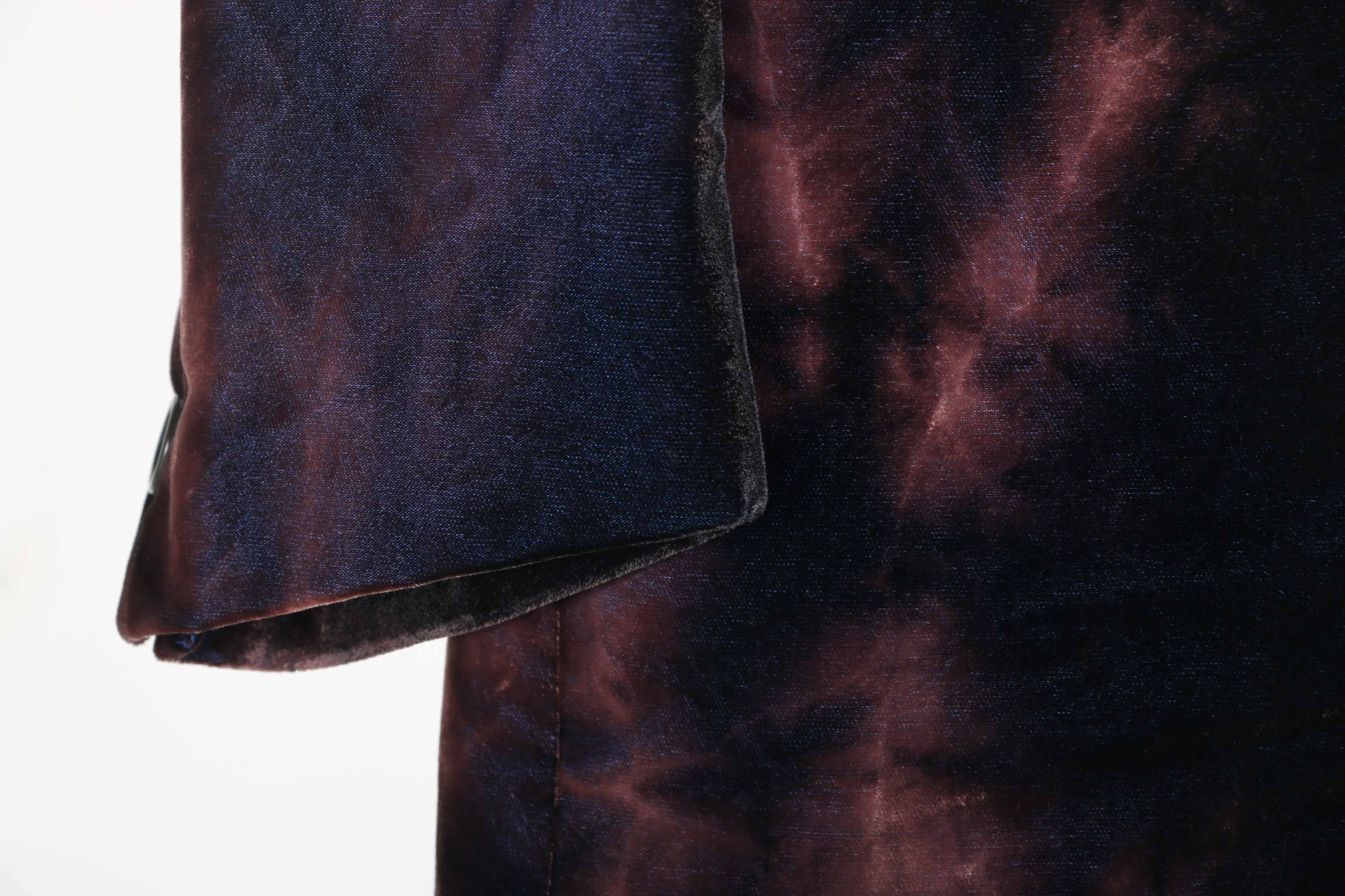 Romeo Gigli Crushed Velvet Suit
