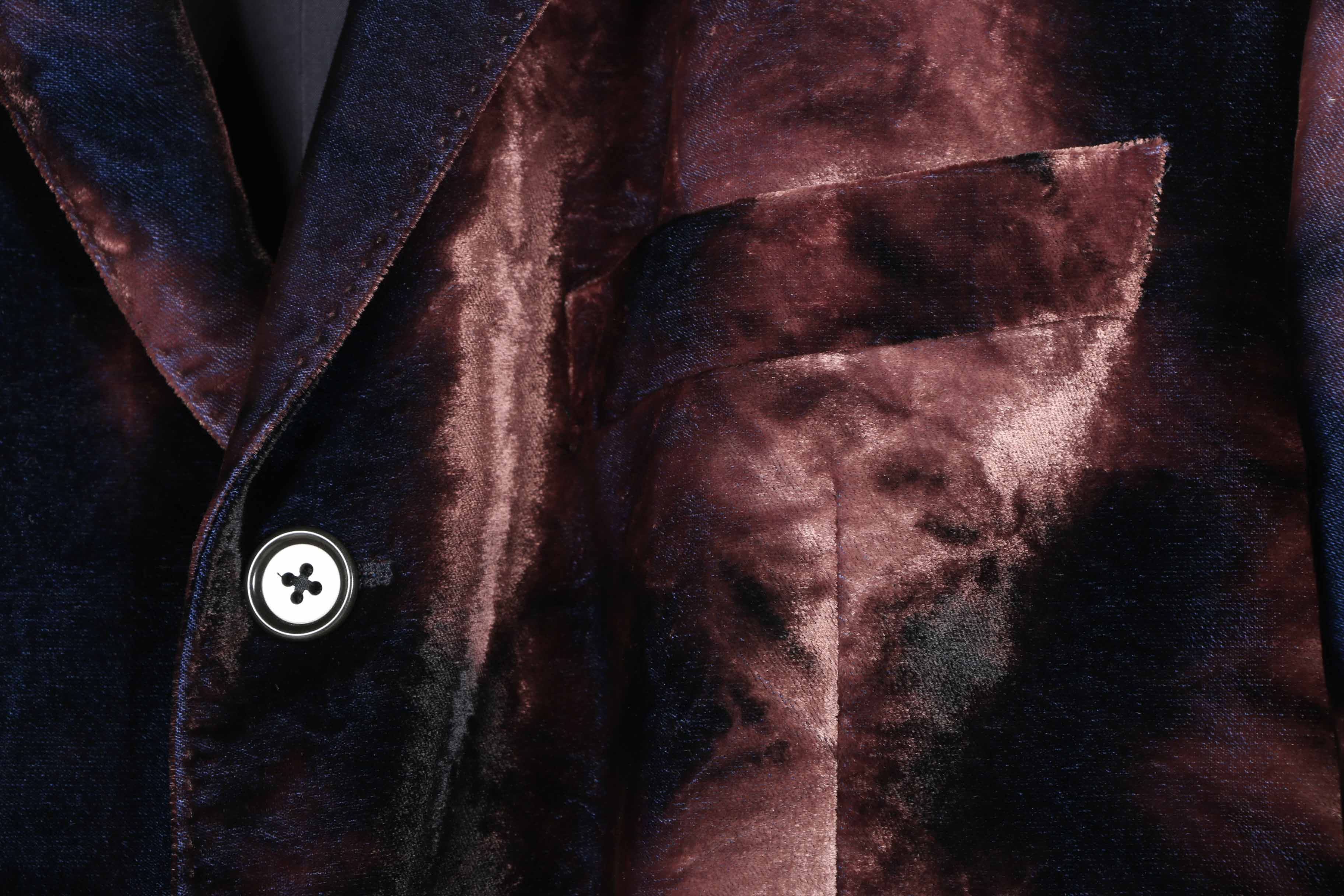 Romeo Gigli Crushed Velvet Suit