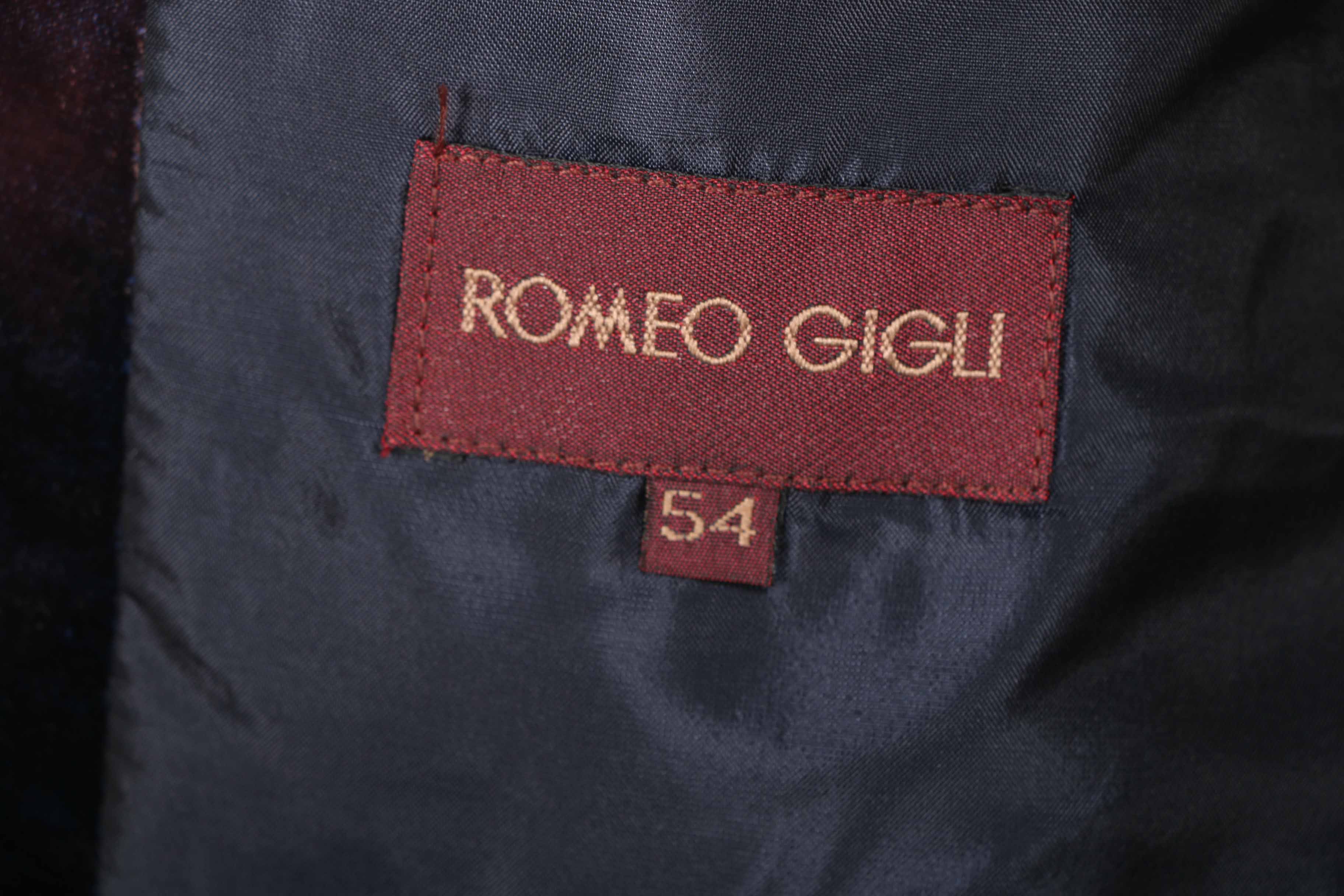 Romeo Gigli Crushed Velvet Suit