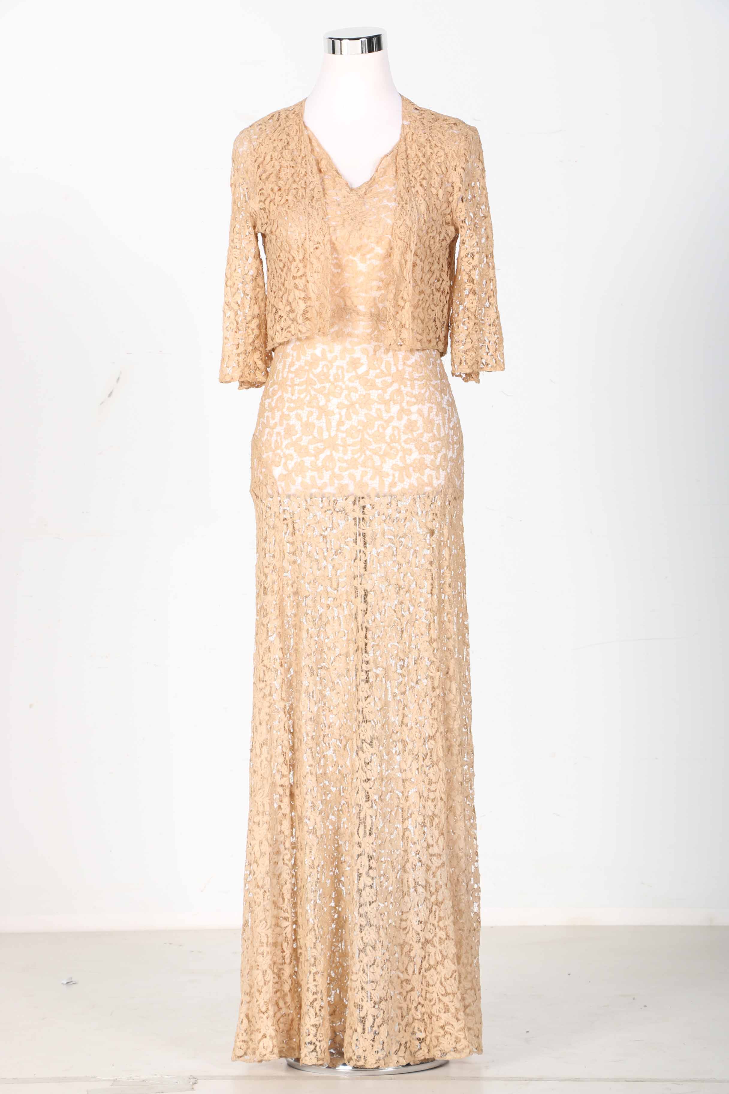 Lace Gown and Jacket