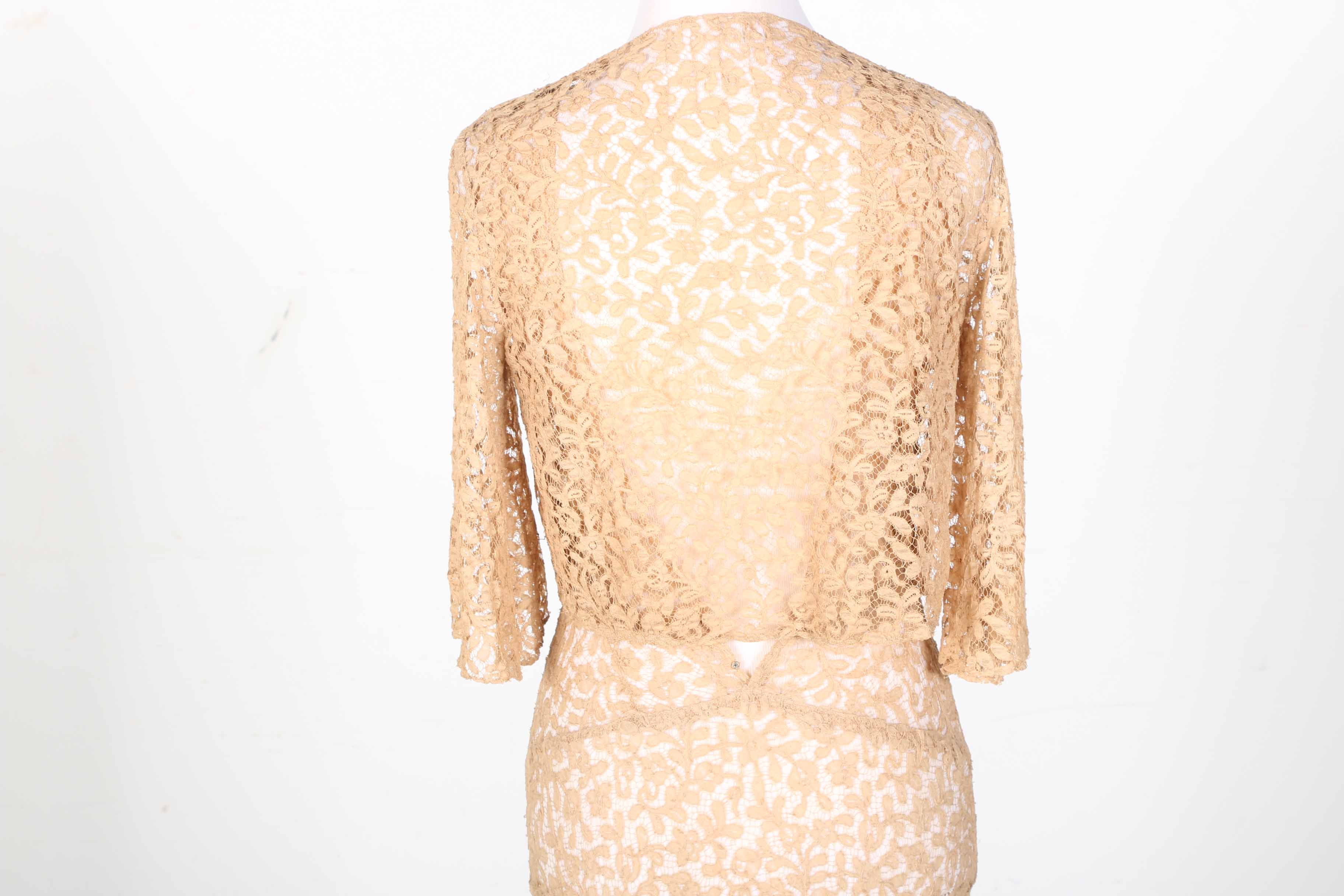 Lace Gown and Jacket