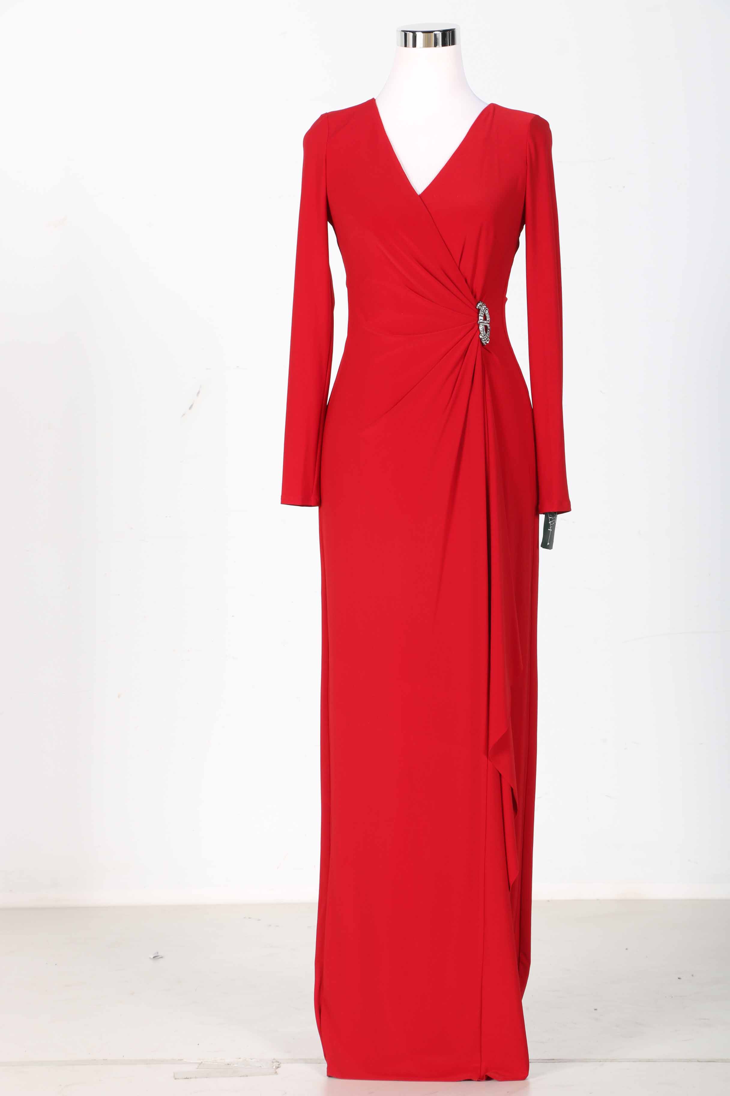 Ralph Lauren Women's Red Evening Dress