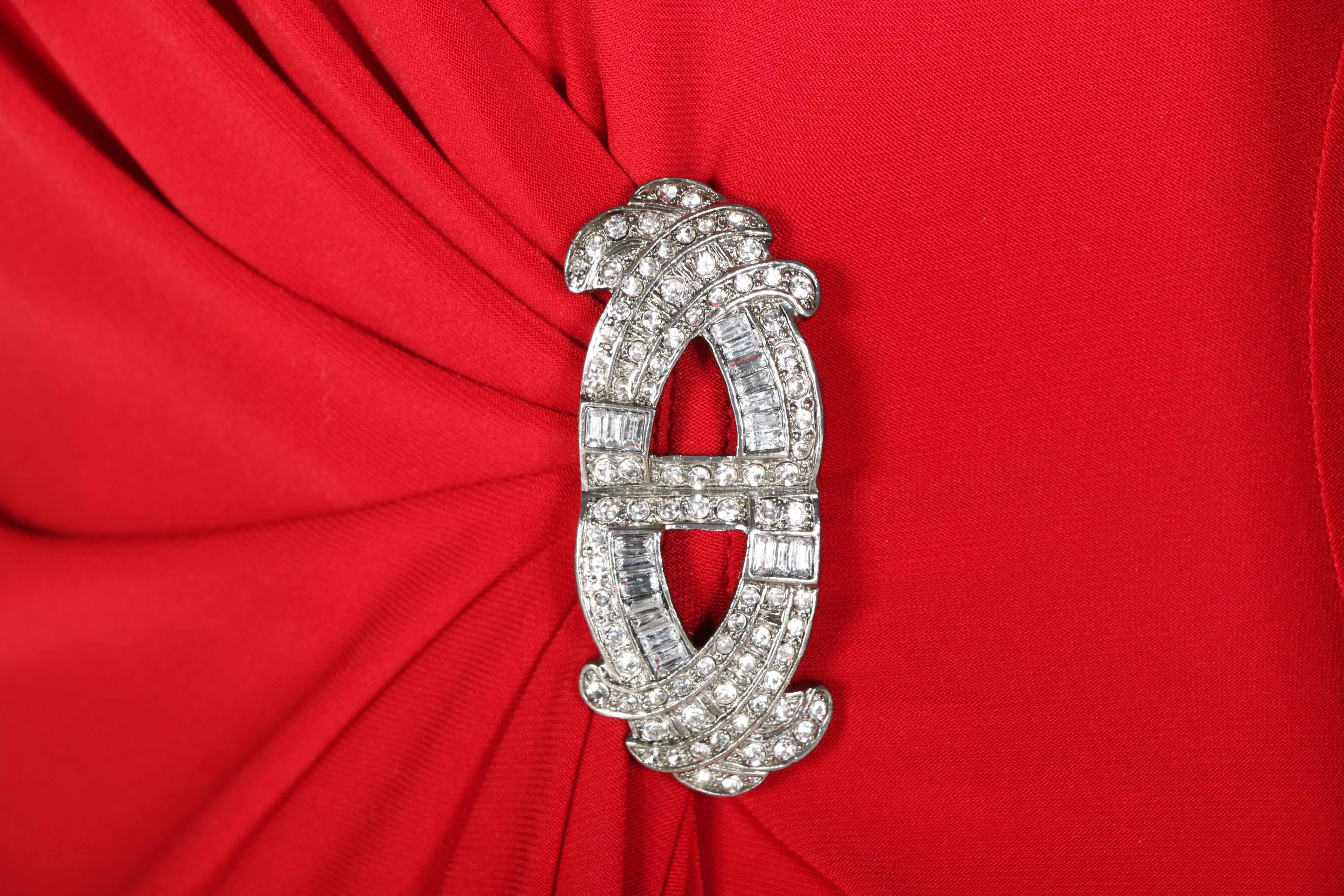 Ralph Lauren Women's Red Evening Dress