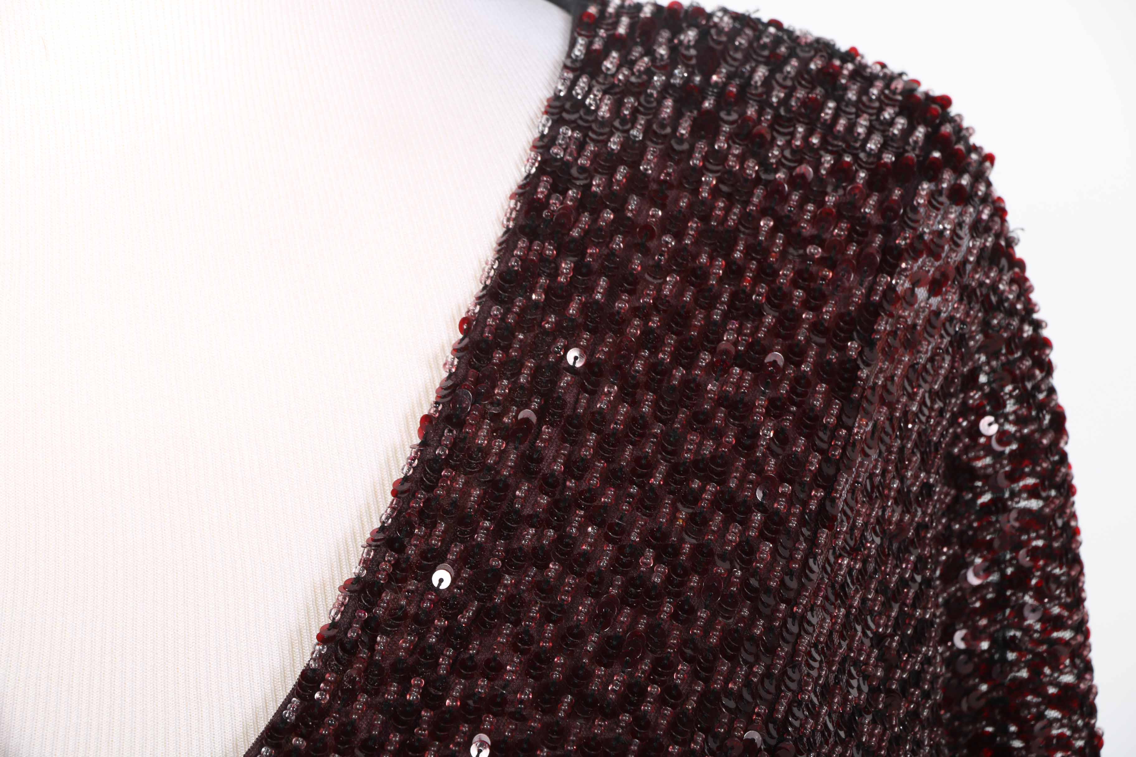 Naeem Khan Beaded Mini Dress