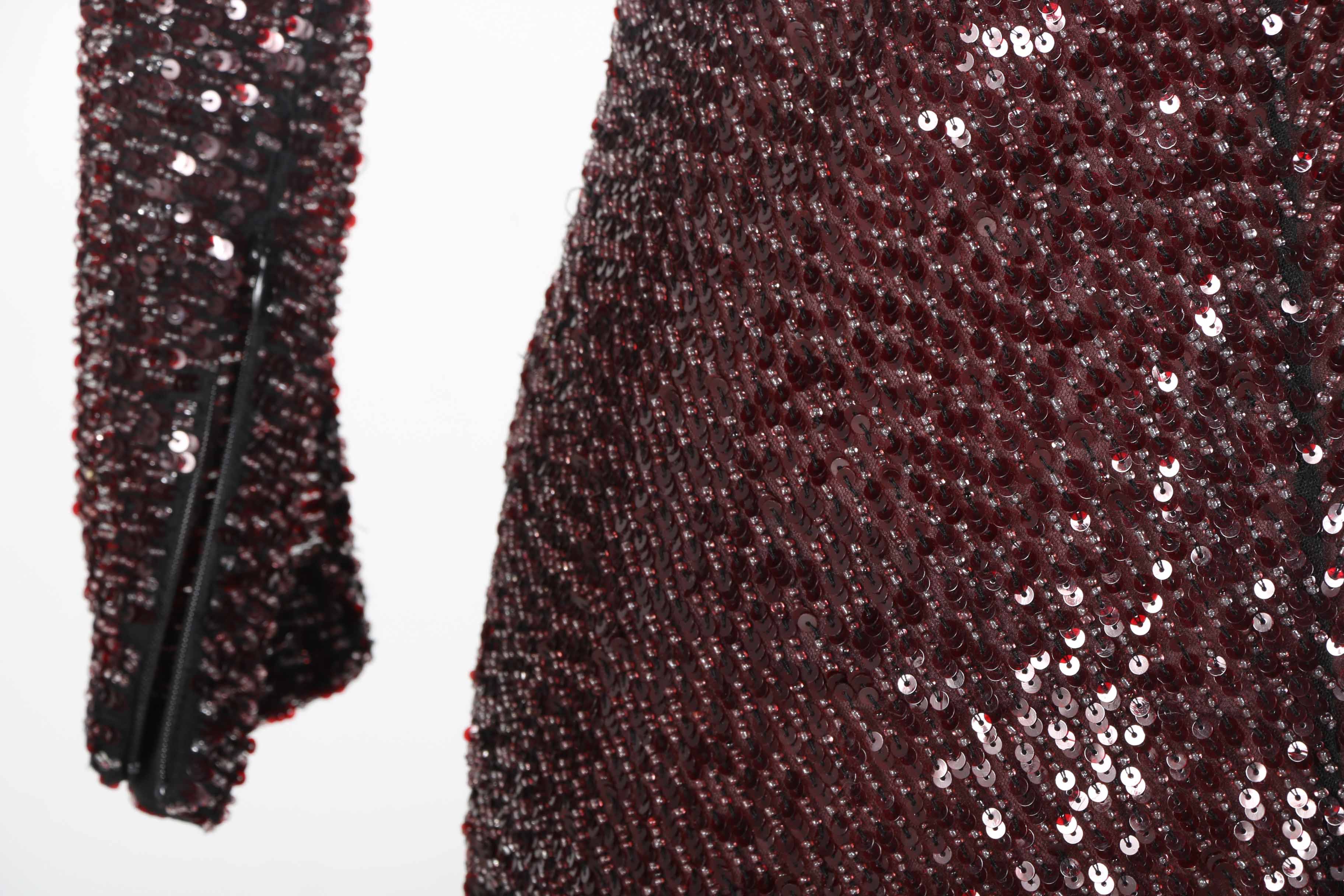 Naeem Khan Beaded Mini Dress