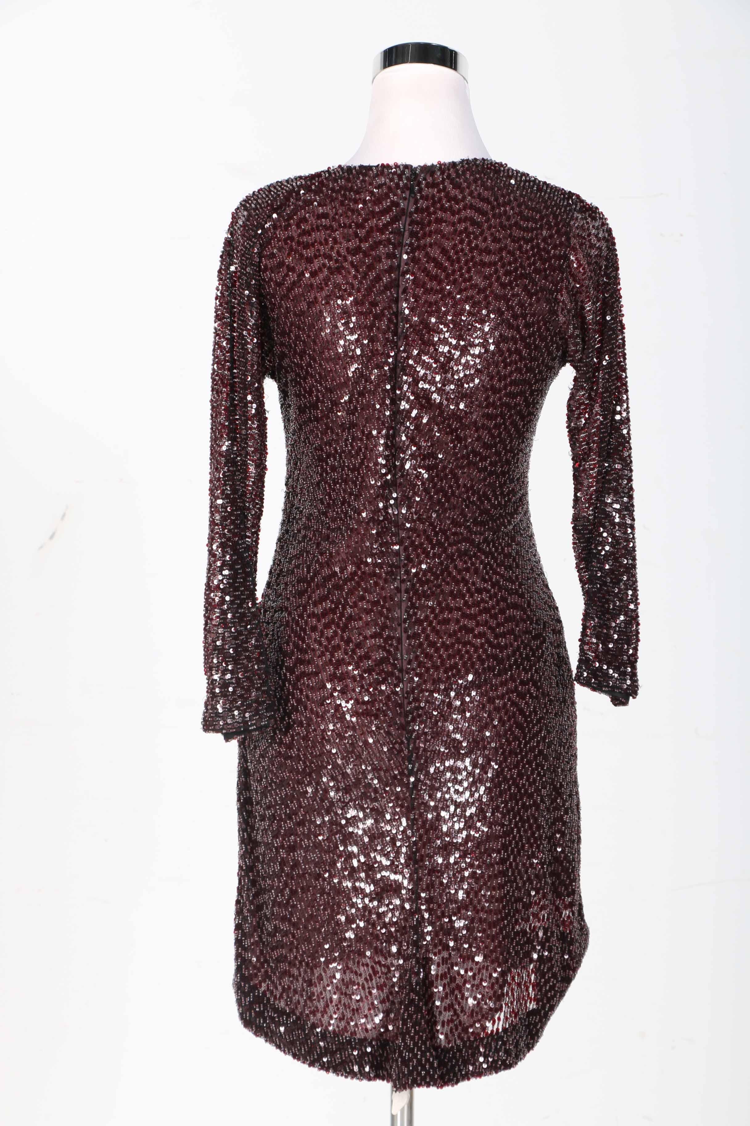 Naeem Khan Beaded Mini Dress