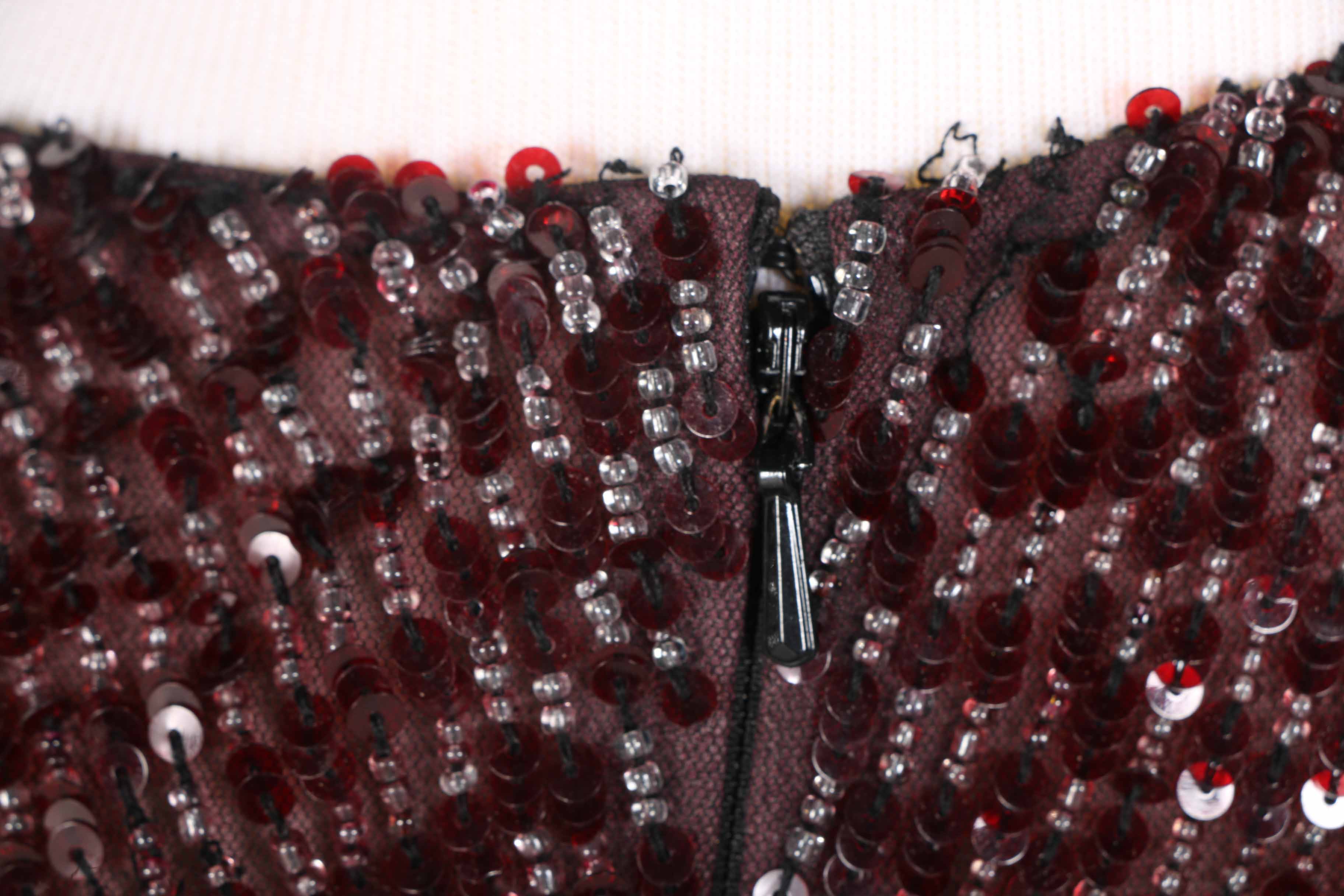 Naeem Khan Beaded Mini Dress