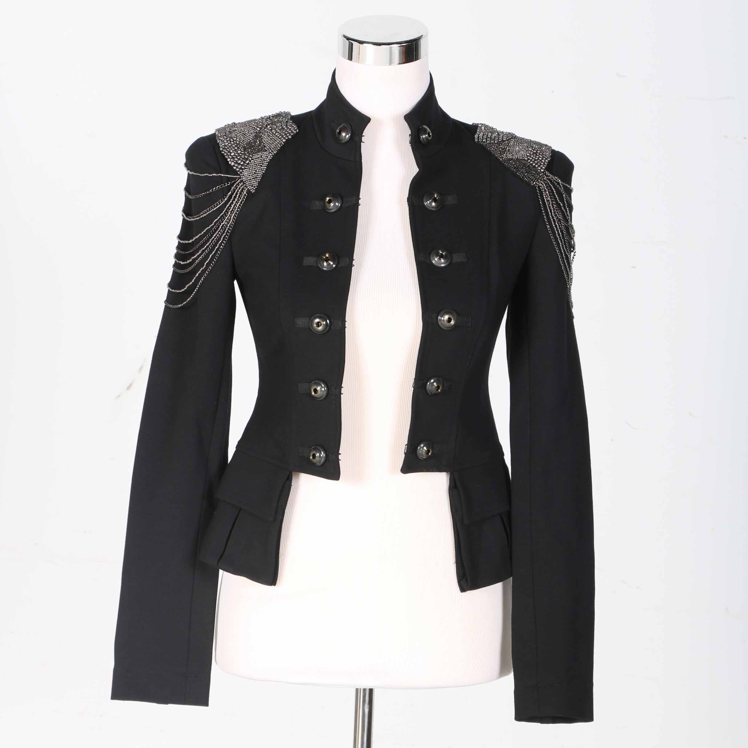 Ali Ro Women's Embellished Military Style Blazer