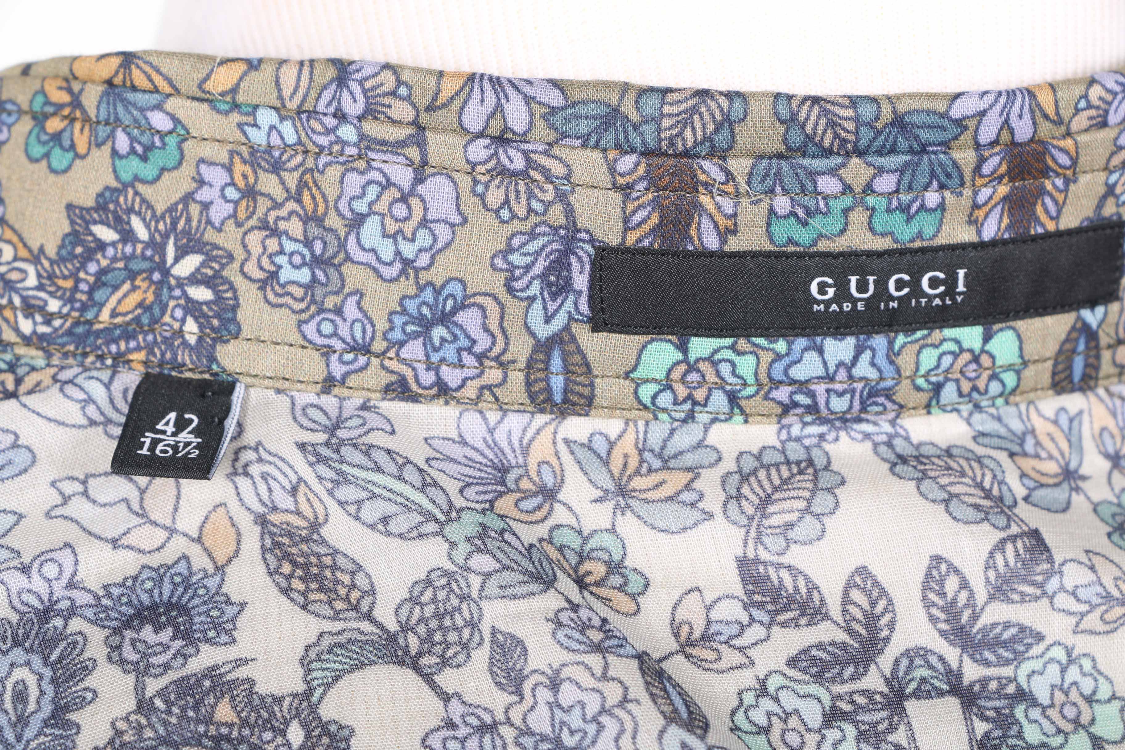 Gucci Floral Shirt