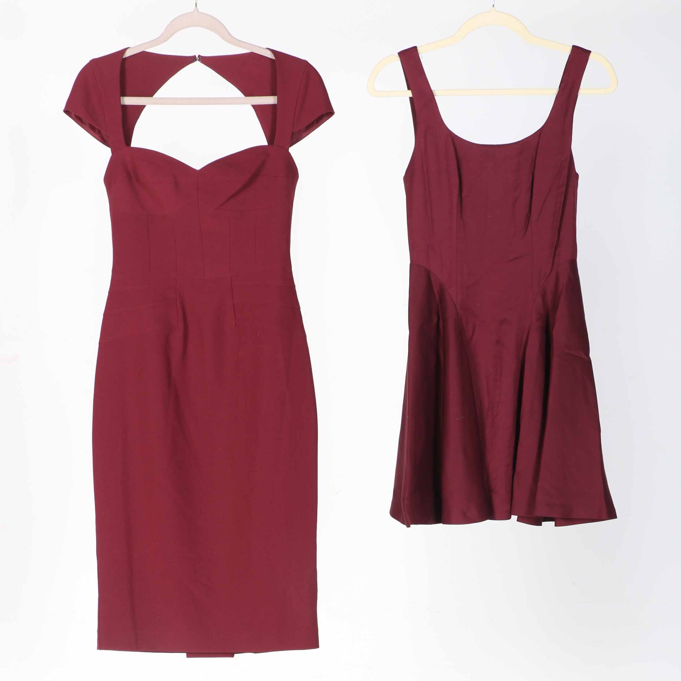 Janie Bryant for Black Halo "Shasta" Sheath and Alice & Olivia "Sadie" Cocktail Dress