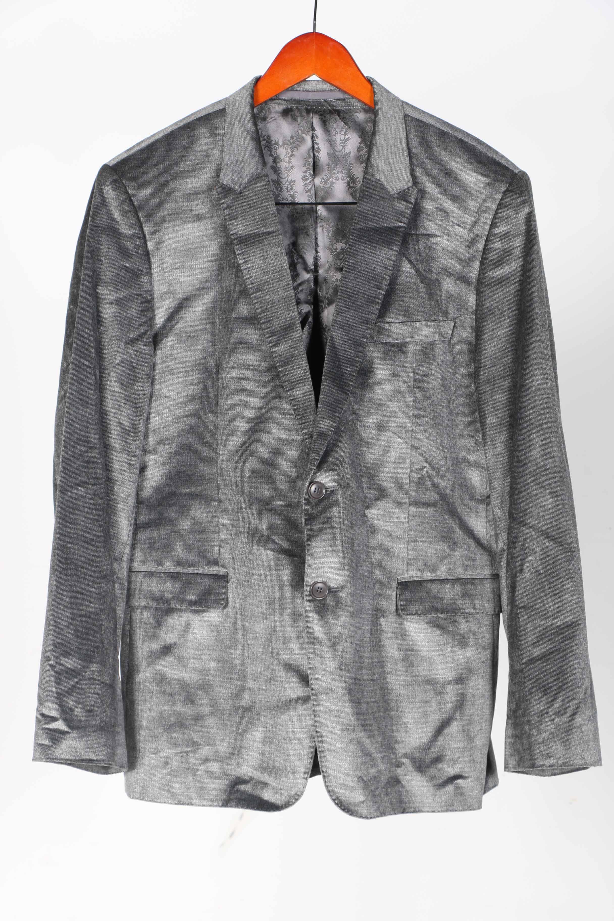 Sand Men's Gray Velvet Suit
