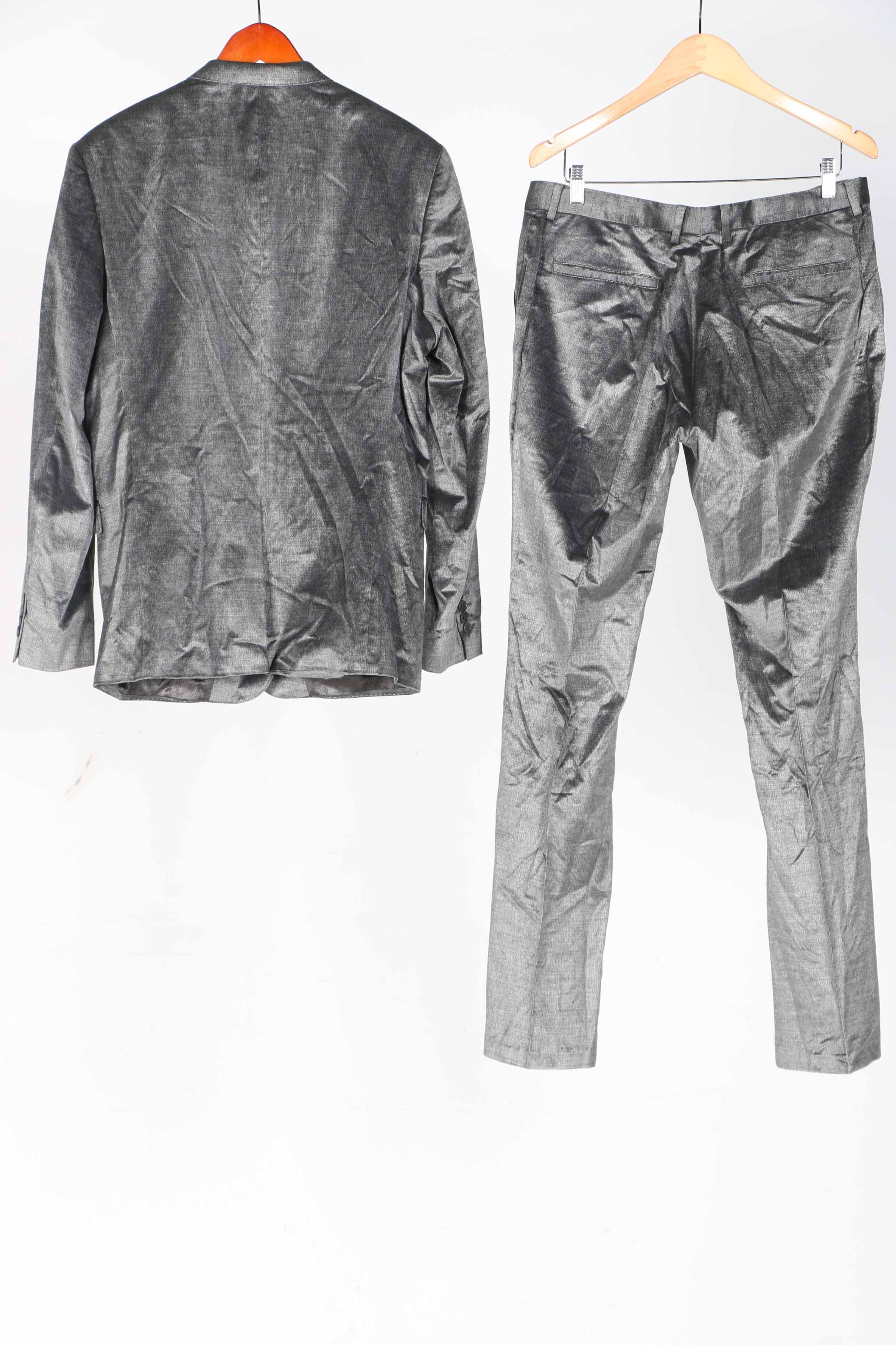 Sand Men's Gray Velvet Suit