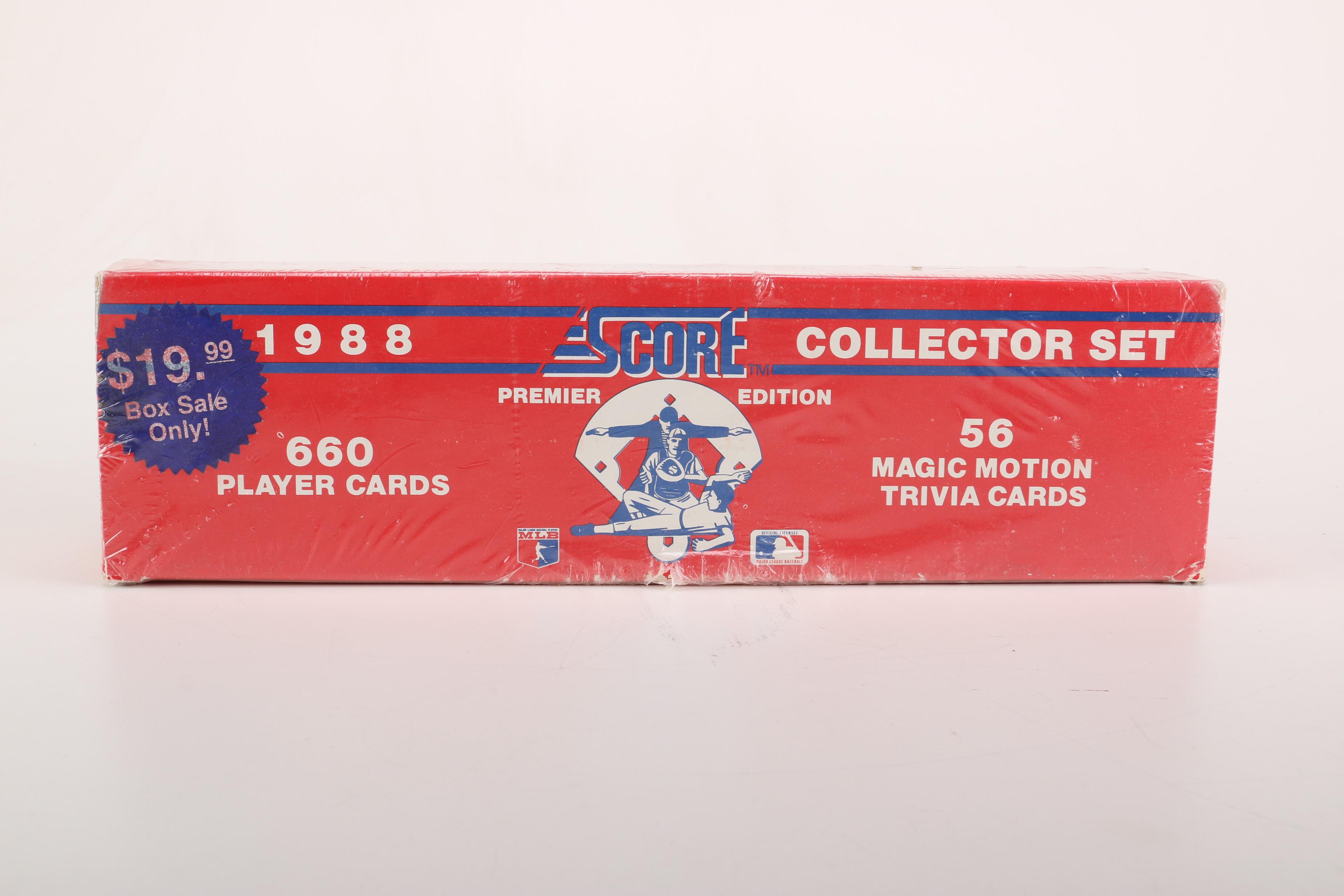 Boxes of Baseball Cards