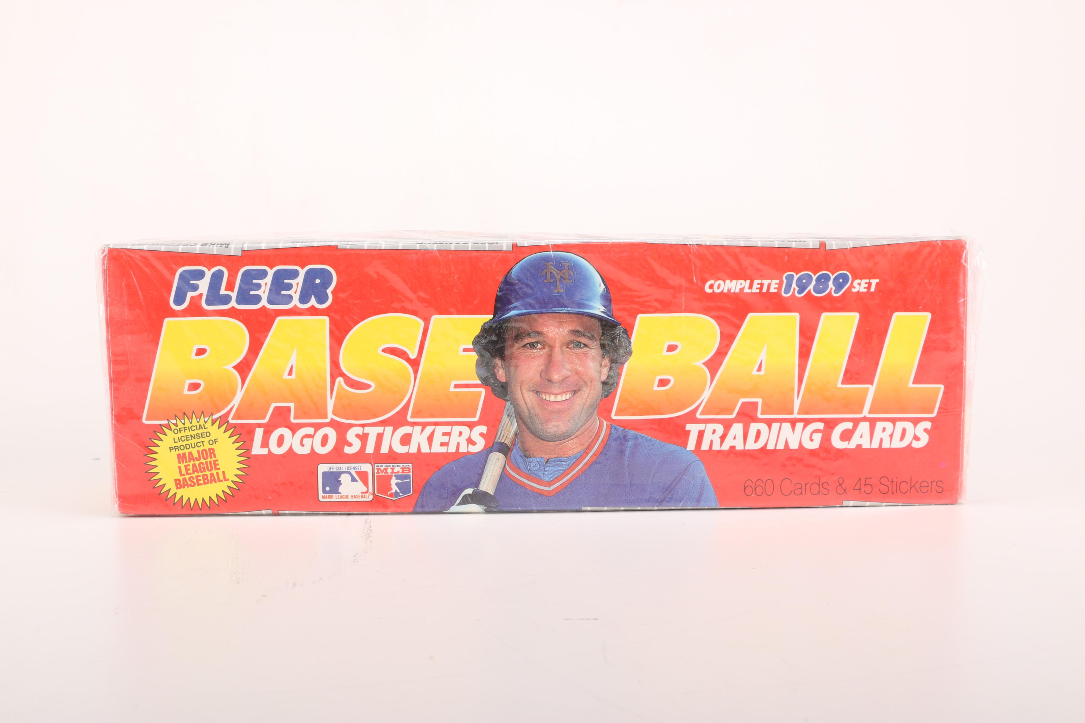 Boxes of Baseball Cards