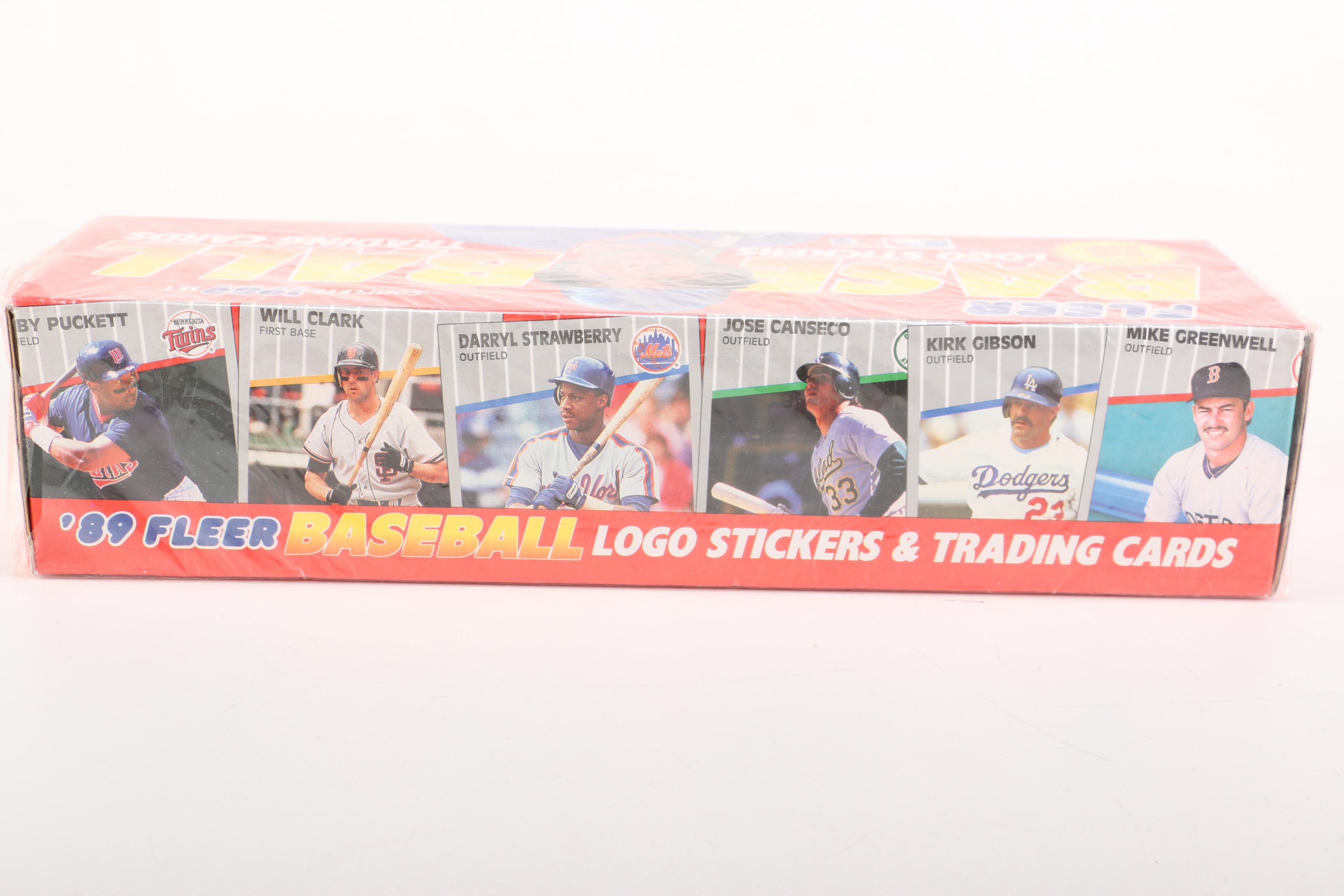 Boxes of Baseball Cards